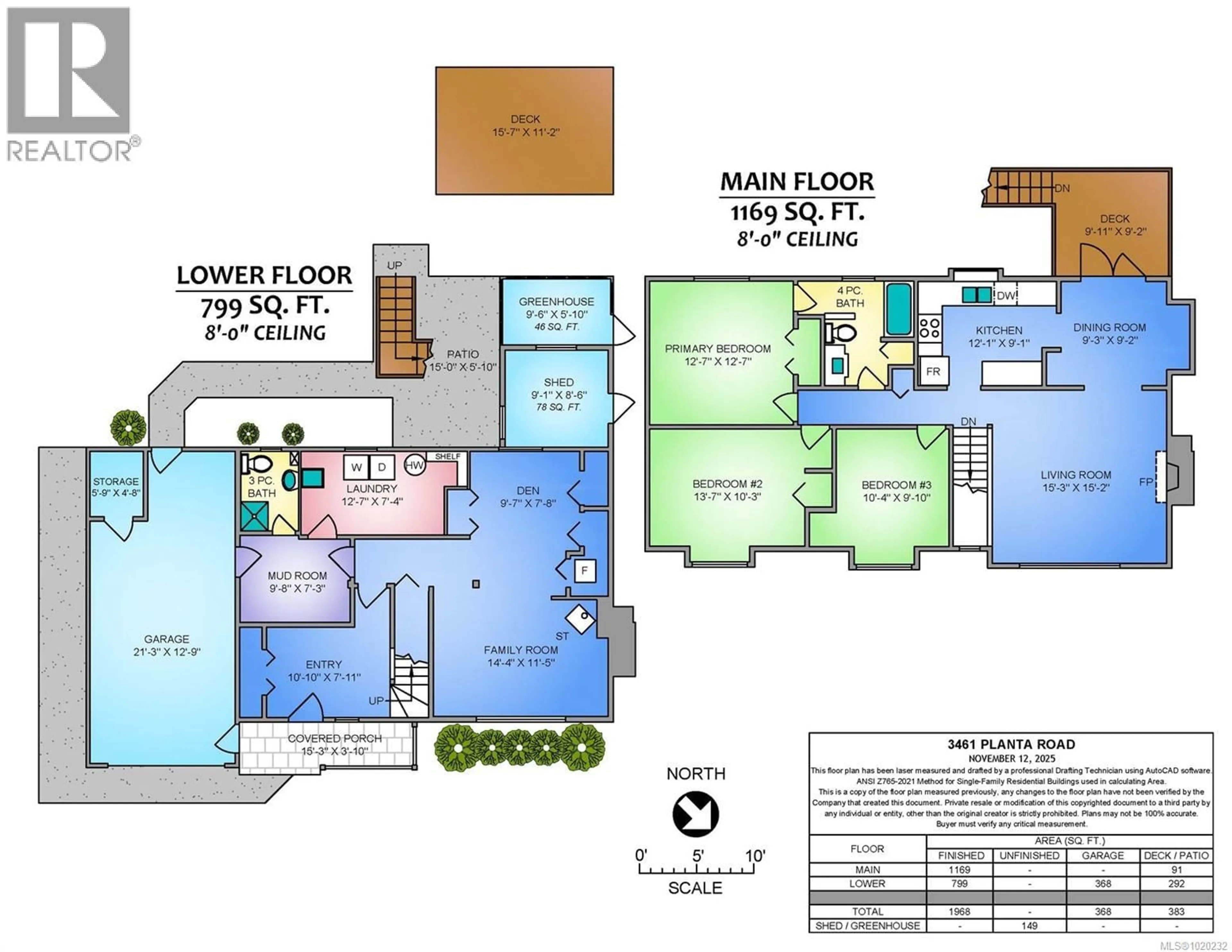 Floor plan for 3461 PLANTA ROAD, Nanaimo British Columbia V9T4W5