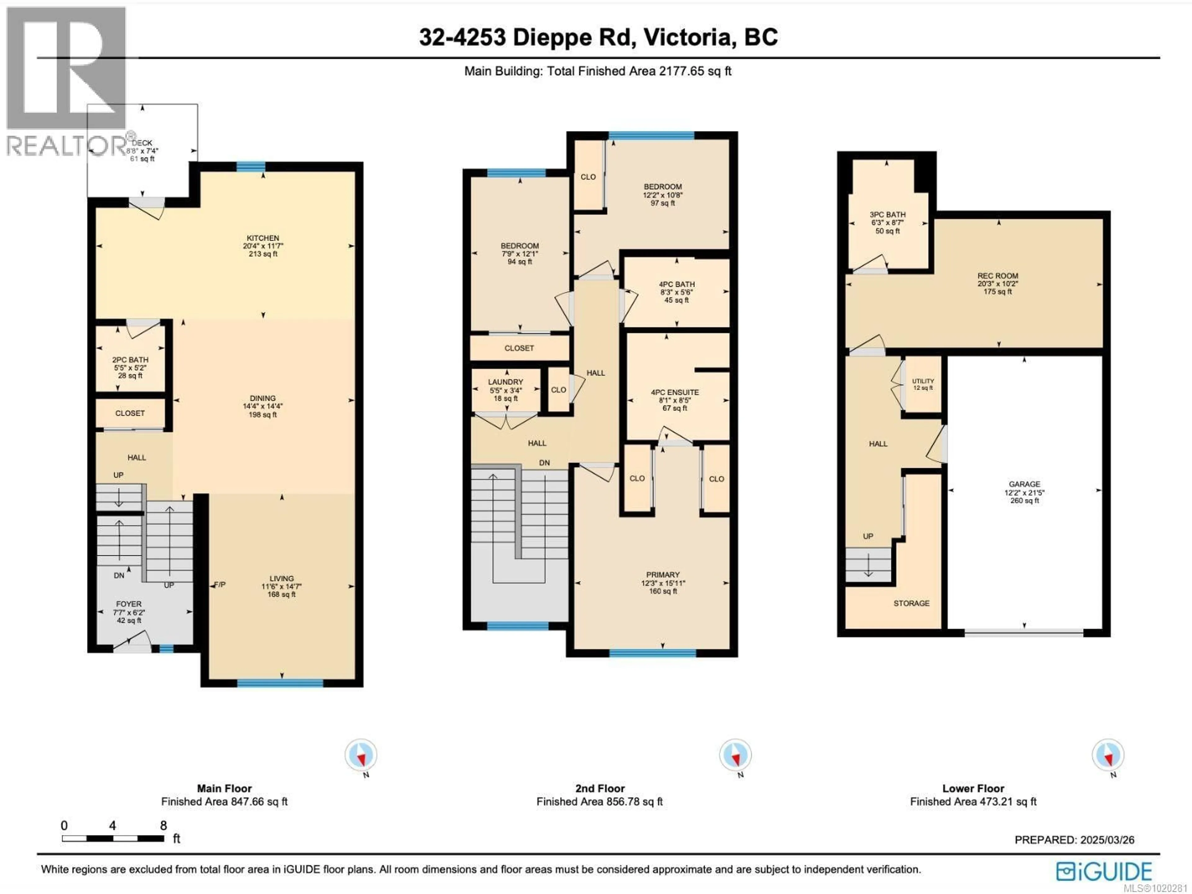 Floor plan for 32 - 4253 DIEPPE ROAD, Saanich British Columbia V8X2N2