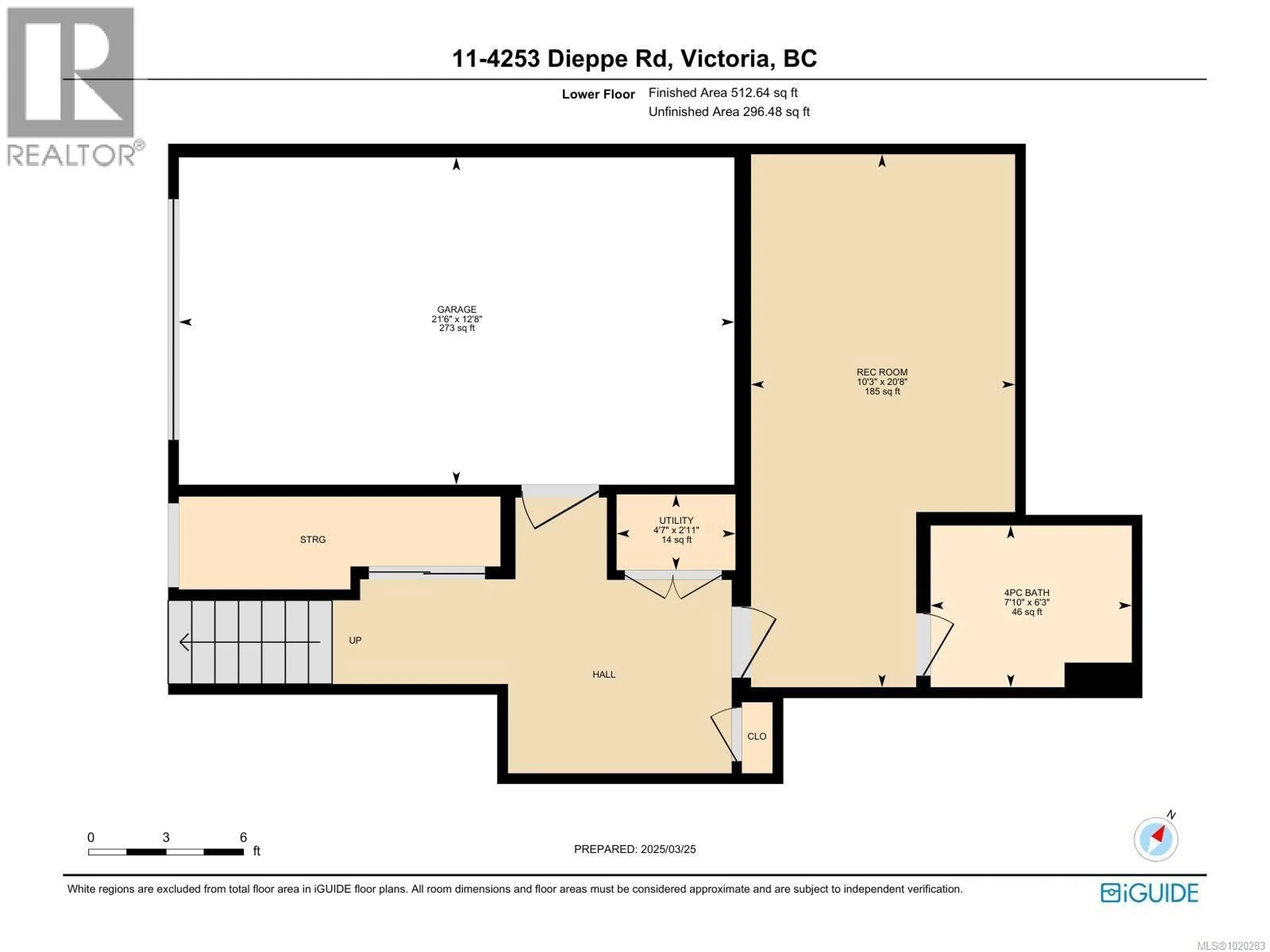 Floor plan for 11 - 4253 DIEPPE ROAD, Saanich British Columbia V8X2N2