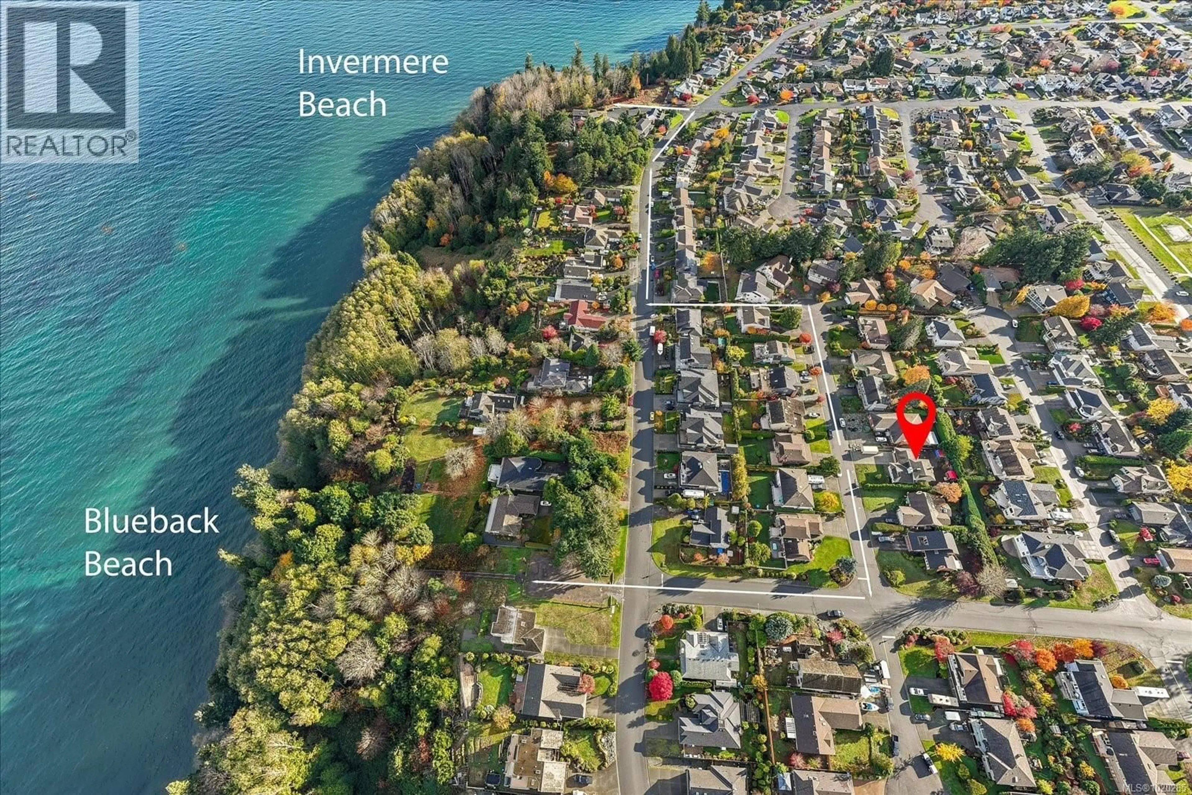 A pic from outside/outdoor area/front of a property/back of a property/a pic from drone, water/lake/river/ocean view for 613 BELLE VIEW PLACE, Nanaimo British Columbia V9V1B4