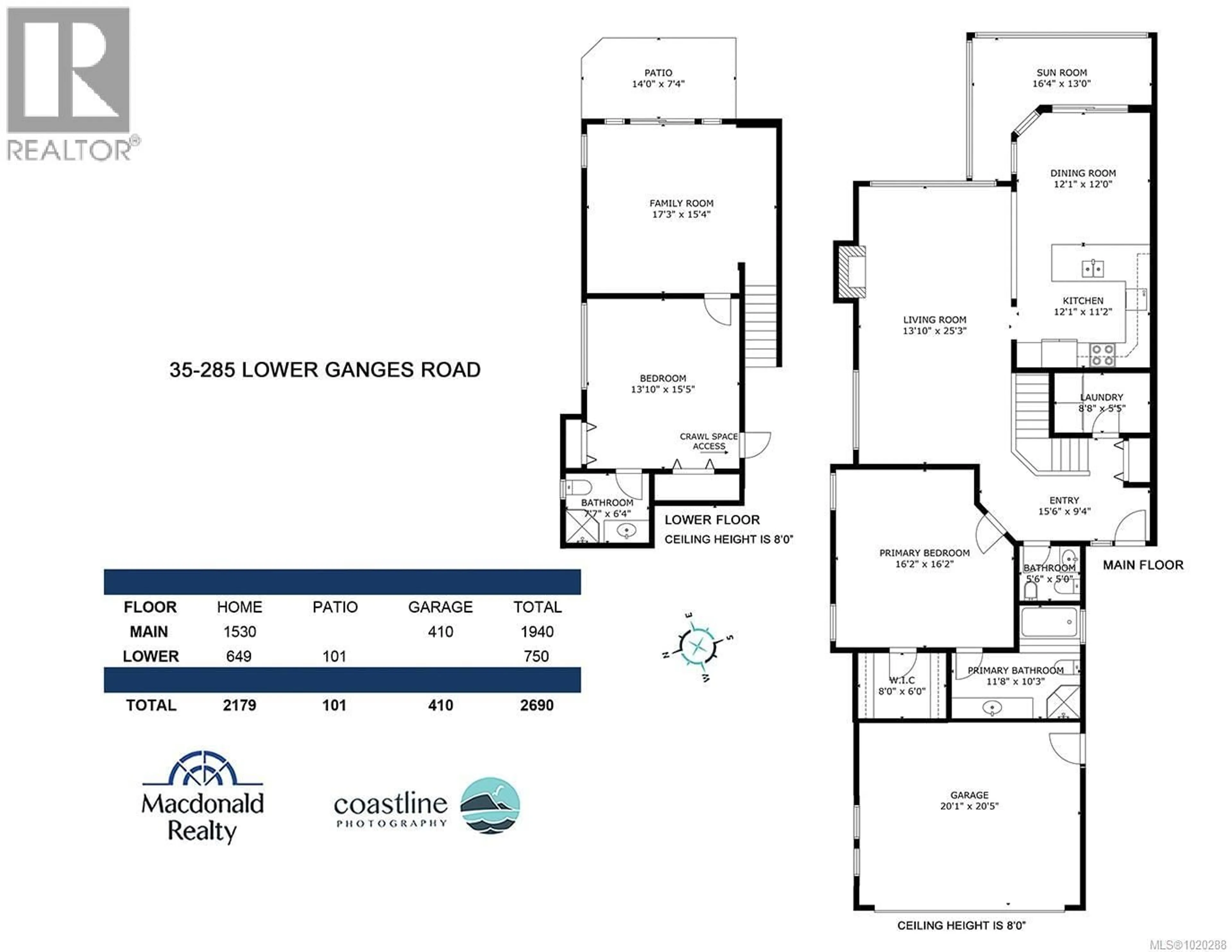 Floor plan for 35 - 258 LOWER GANGES ROAD, Salt Spring British Columbia V8K1S7