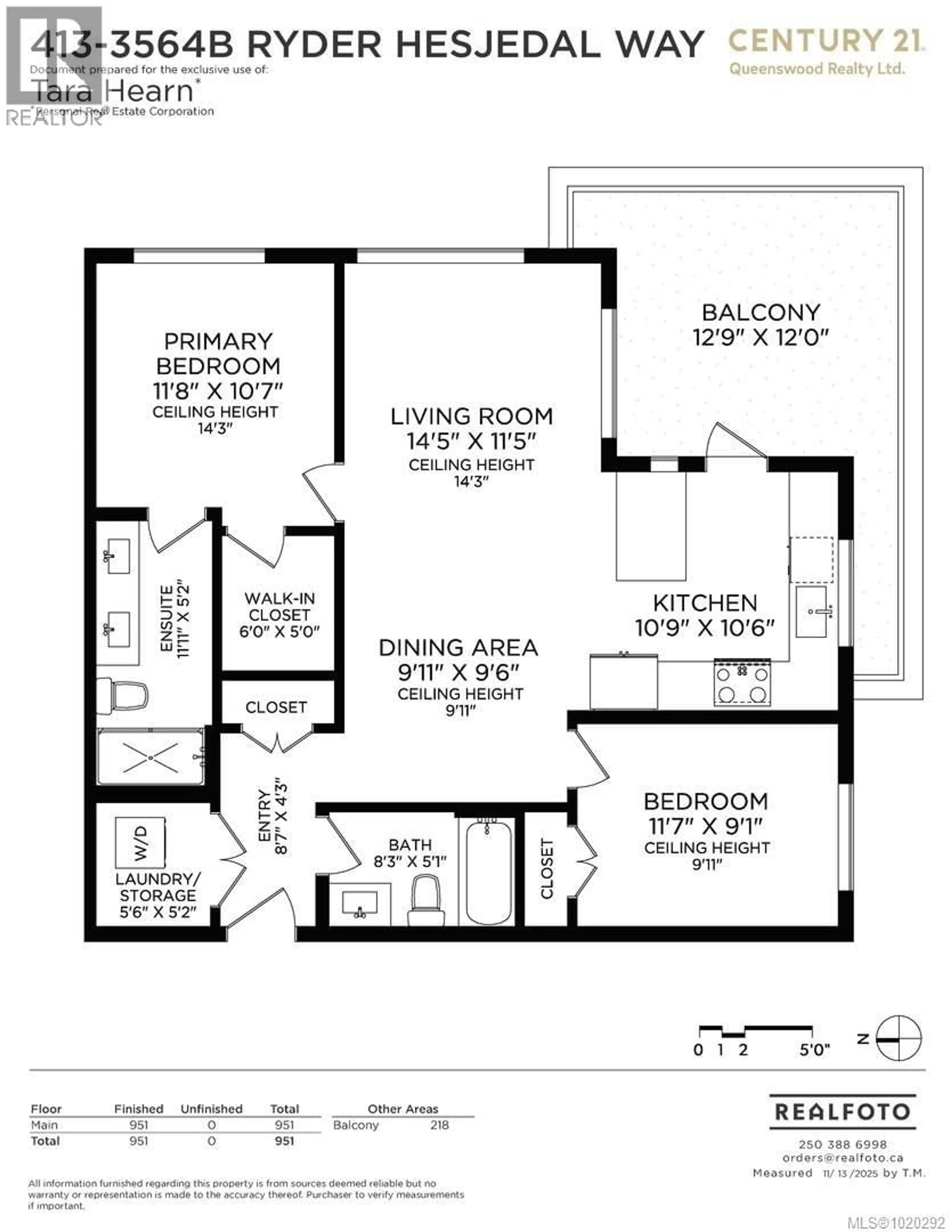 Floor plan for 413 - 3564B RYDER HESJEDAL WAY, Colwood British Columbia V9C3A1