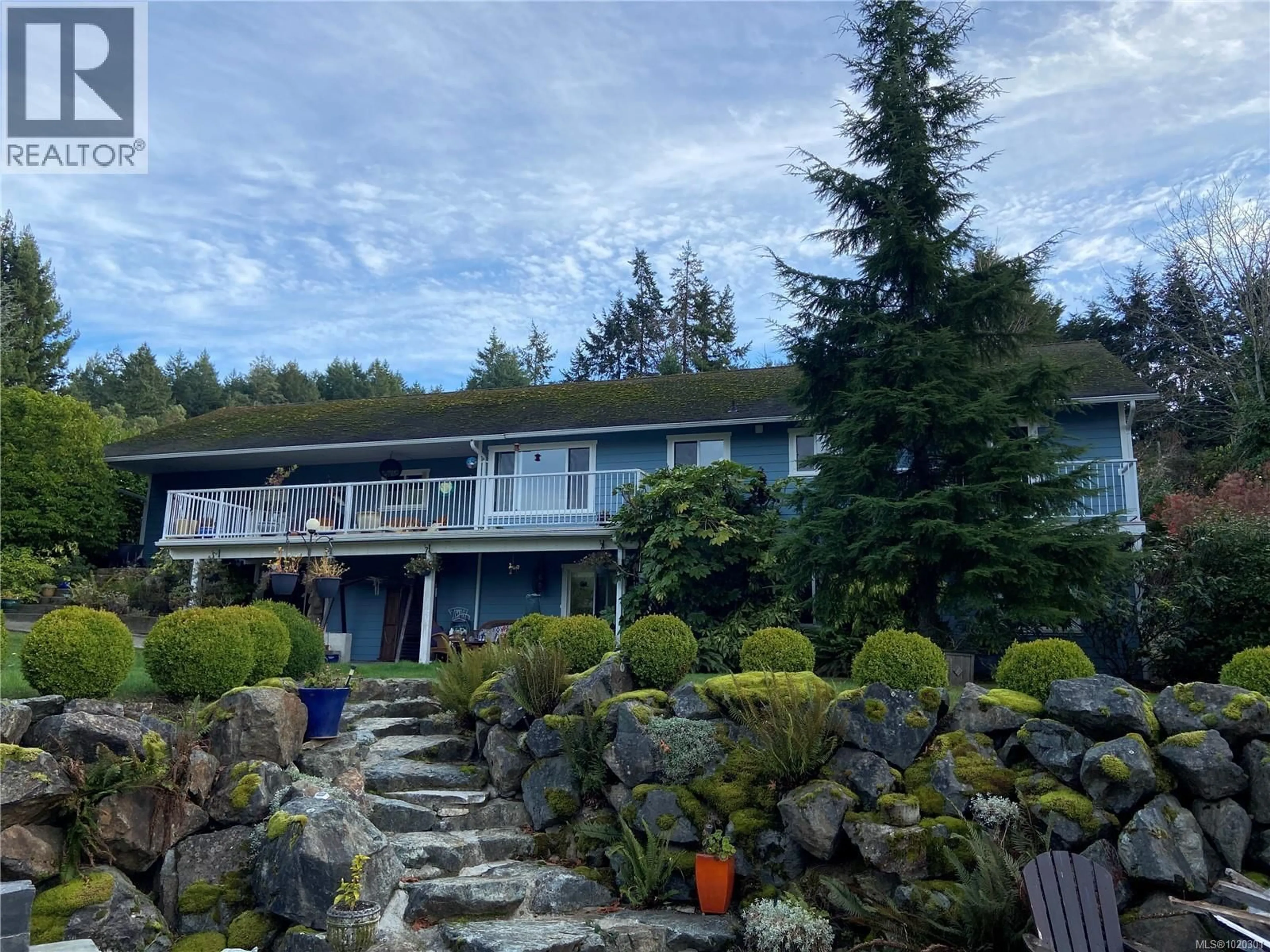 A pic from outside/outdoor area/front of a property/back of a property/a pic from drone, water/lake/river/ocean view for 1121 BAZETT ROAD, Duncan British Columbia V9L5S8