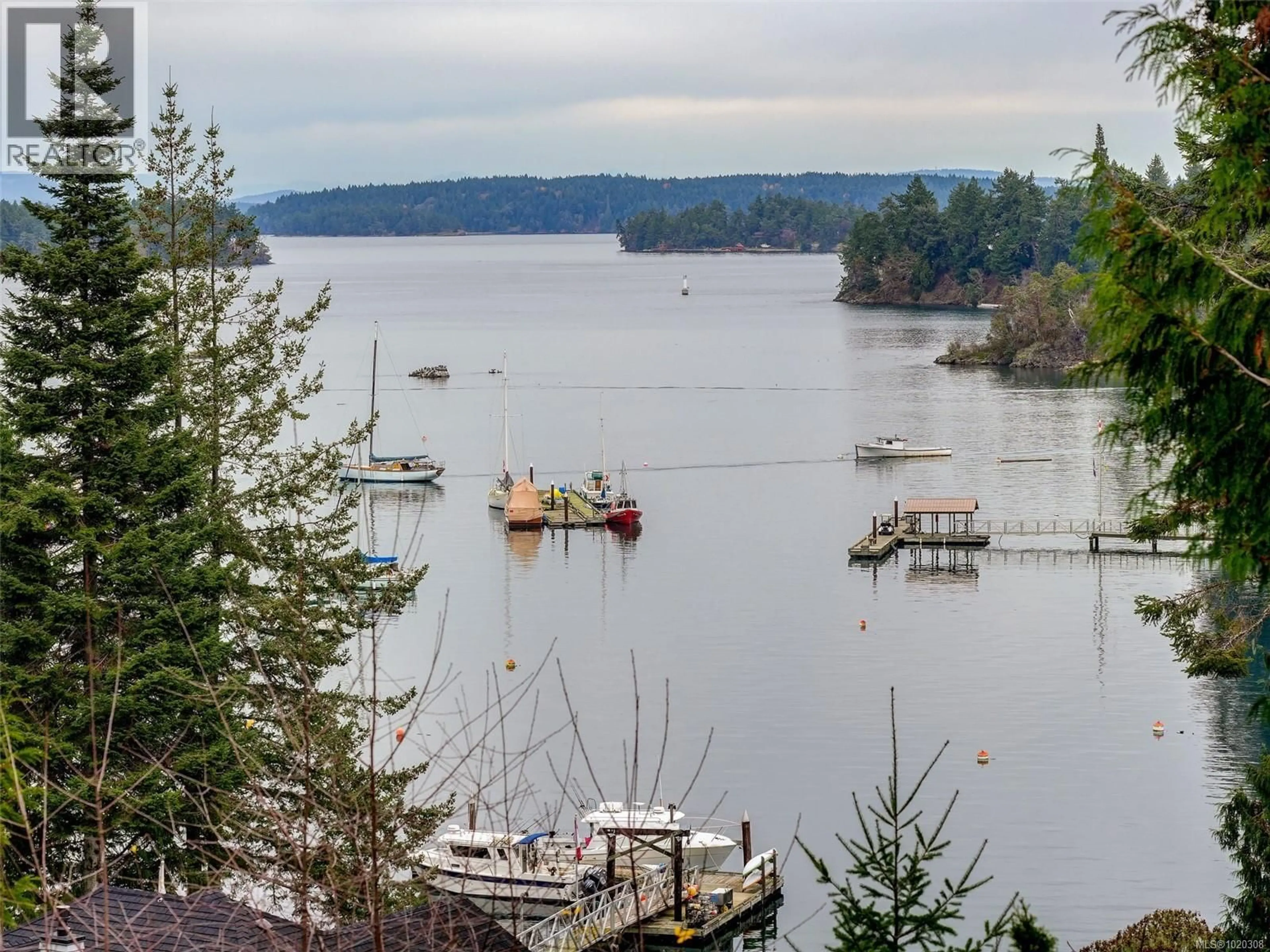 A pic from outside/outdoor area/front of a property/back of a property/a pic from drone, water/lake/river/ocean view for 10931 INWOOD ROAD, North Saanich British Columbia V8L5H9