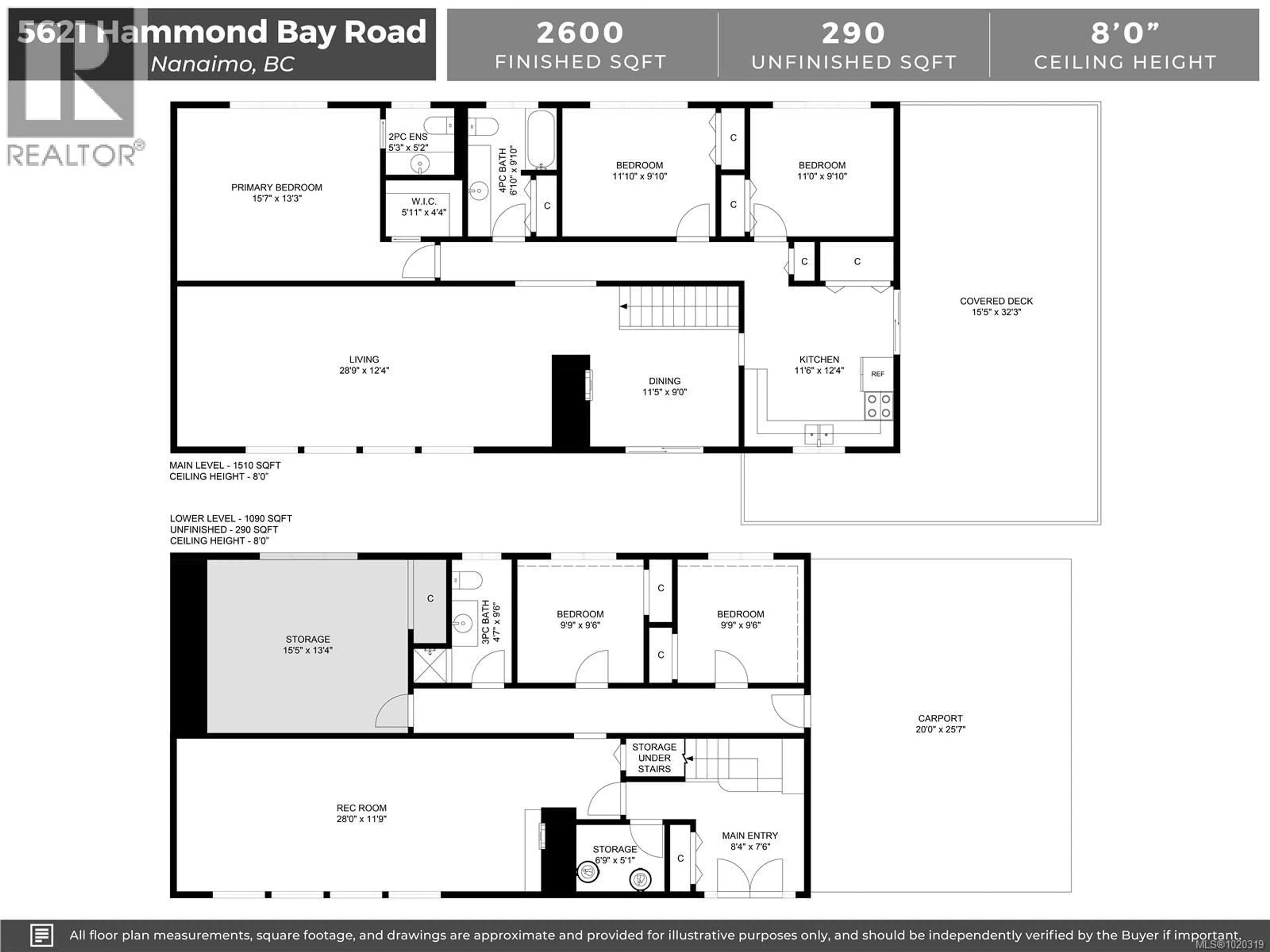 Floor plan for 5621 HAMMOND BAY ROAD, Nanaimo British Columbia V9T5N2