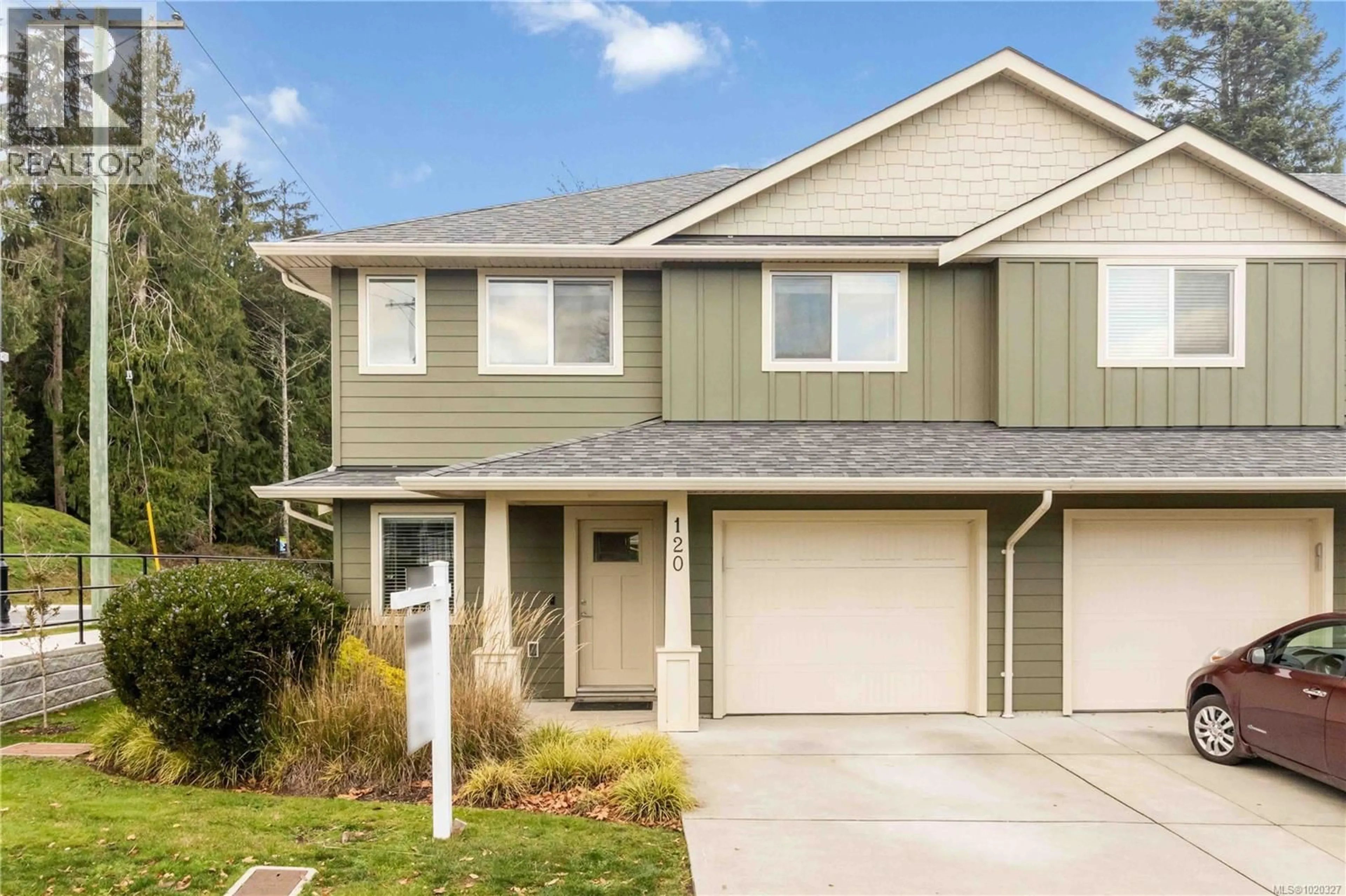 Home with vinyl exterior material, street for 120 - 2117 CHARTERS ROAD, Sooke British Columbia V9Z0Y9