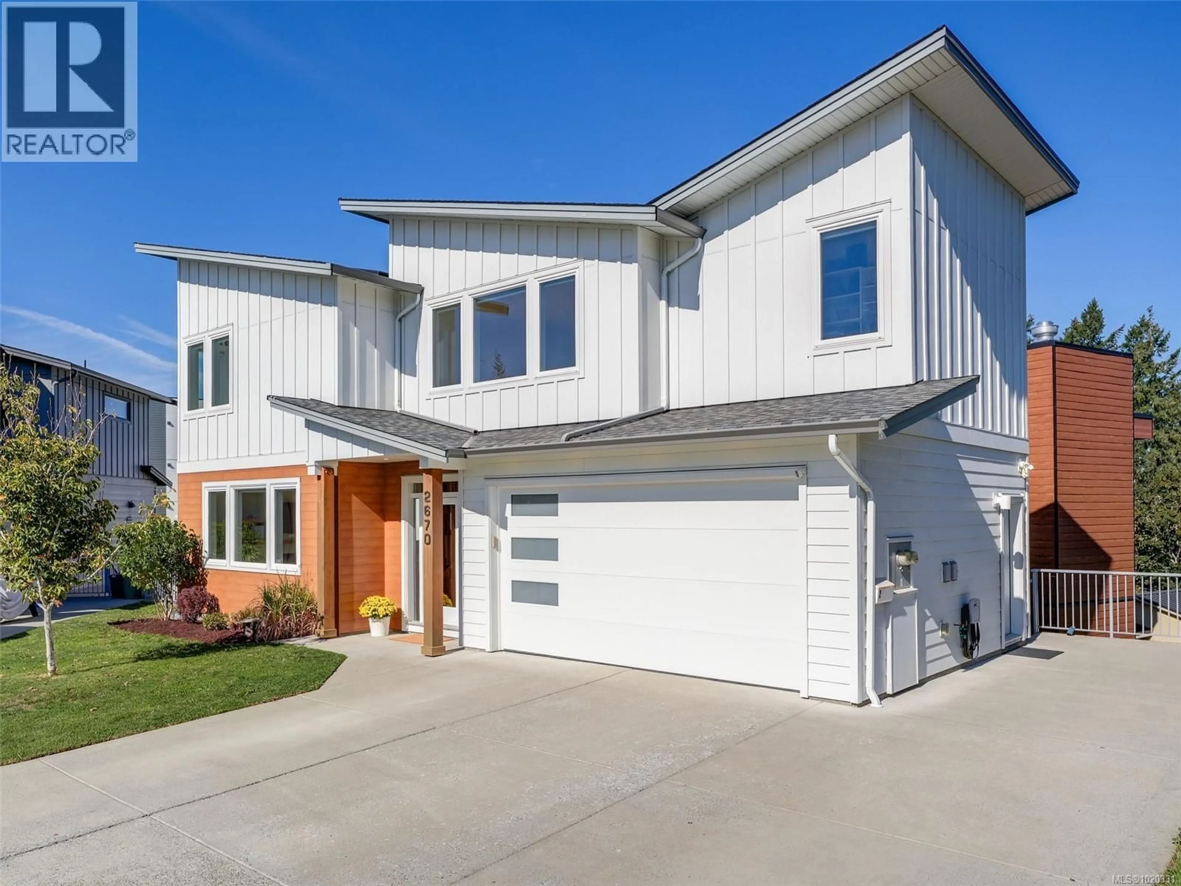 Home with vinyl exterior material, street for 2670 WINSTER ROAD, Langford British Columbia V9B3P3