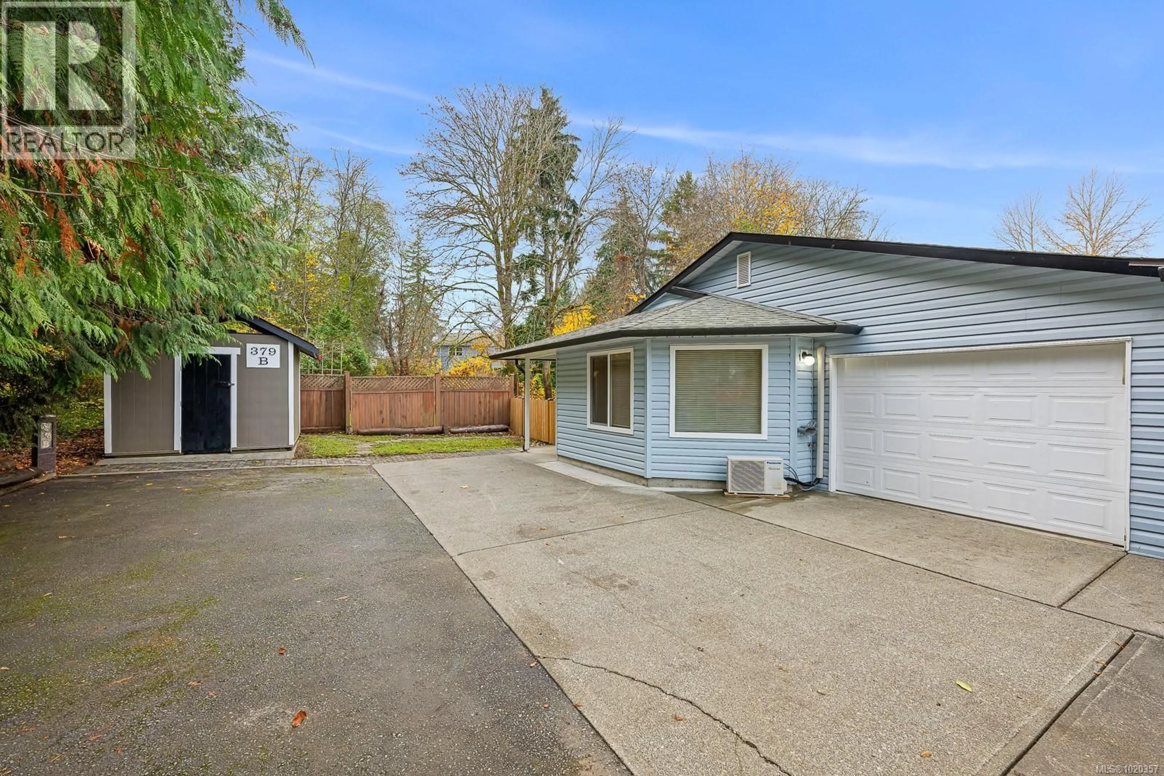 A pic from outside/outdoor area/front of a property/back of a property/a pic from drone, street for B - 379 WILLEMAR AVENUE, Courtenay British Columbia V9N3L3