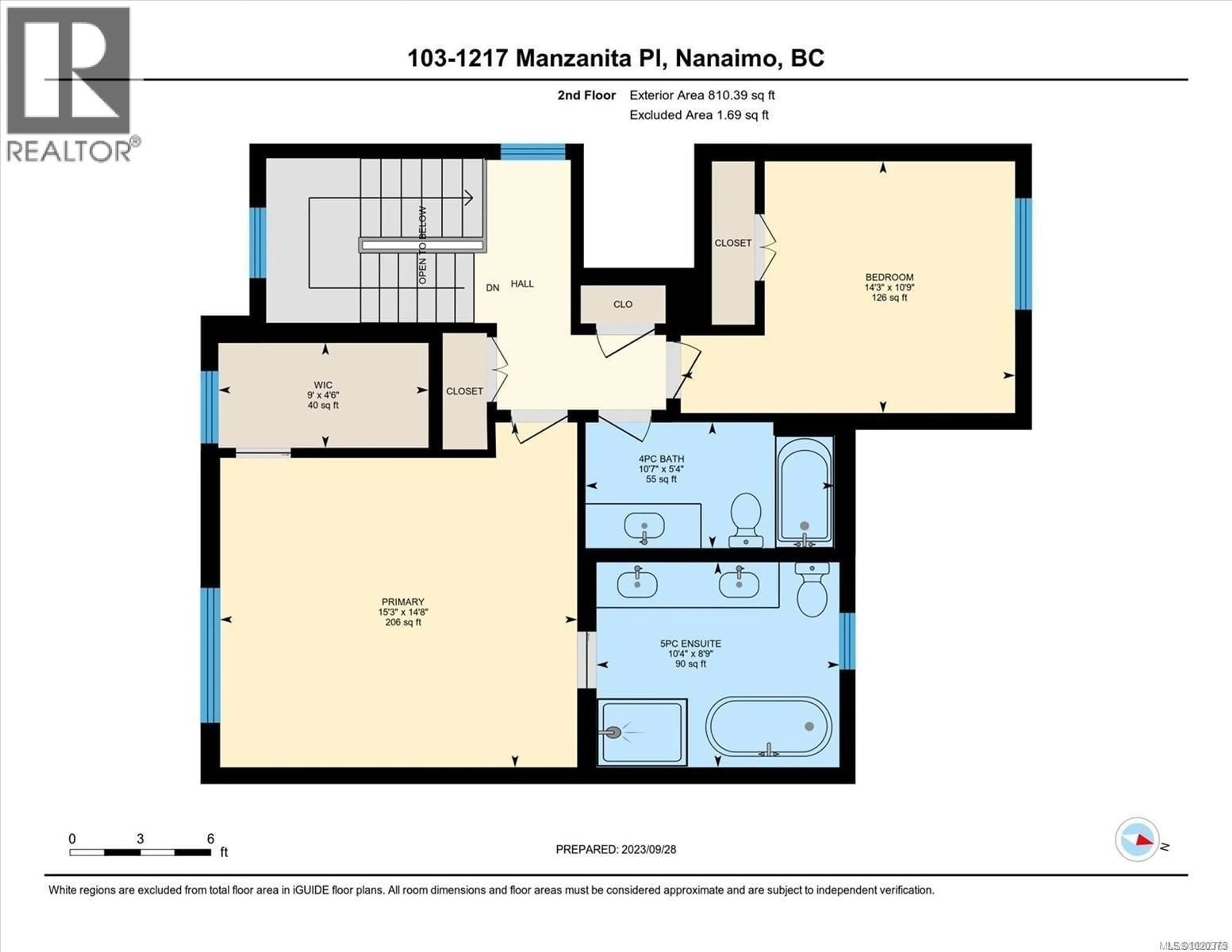 Floor plan for 103 - 1217 MANZANITA PLACE, Nanaimo British Columbia V9T0L7