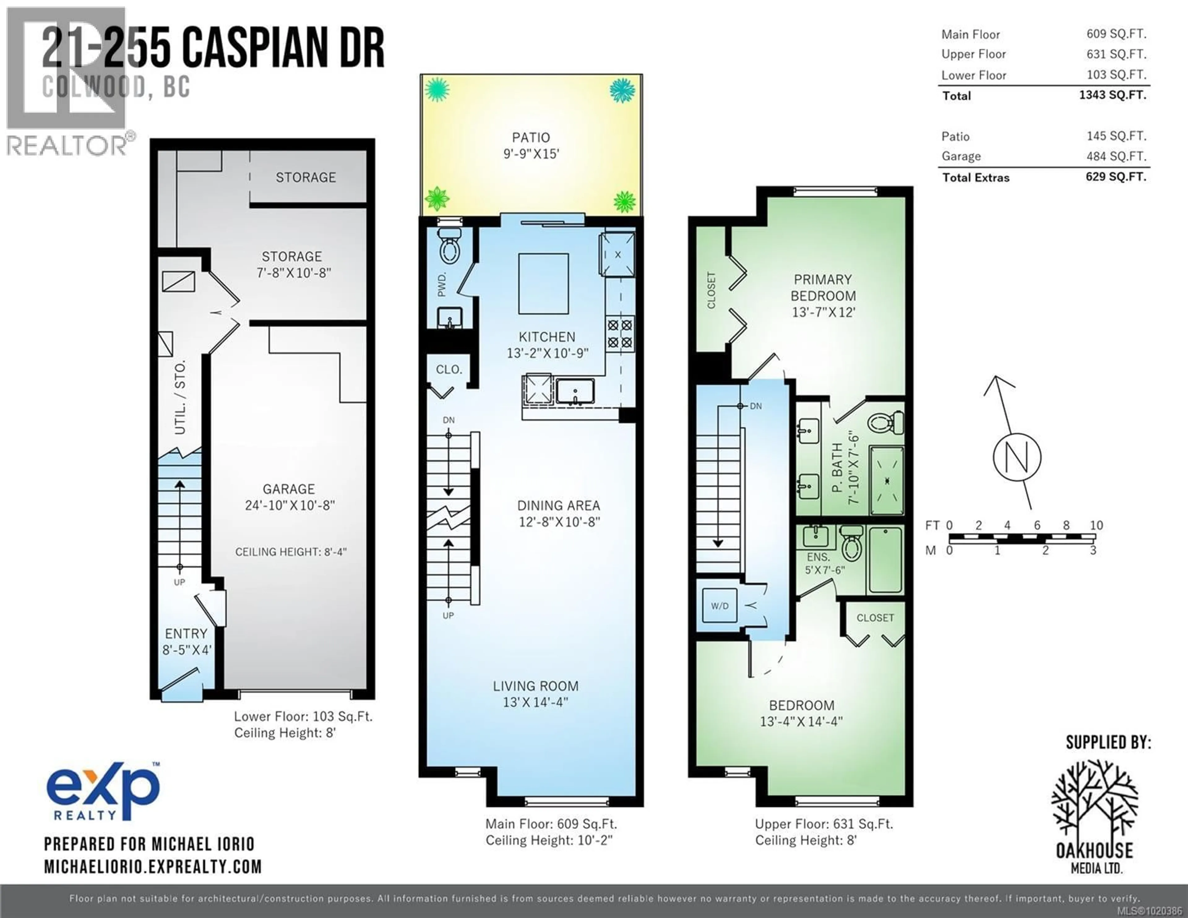 Floor plan for 21 - 255 CASPIAN DRIVE, Colwood British Columbia V9C0R9