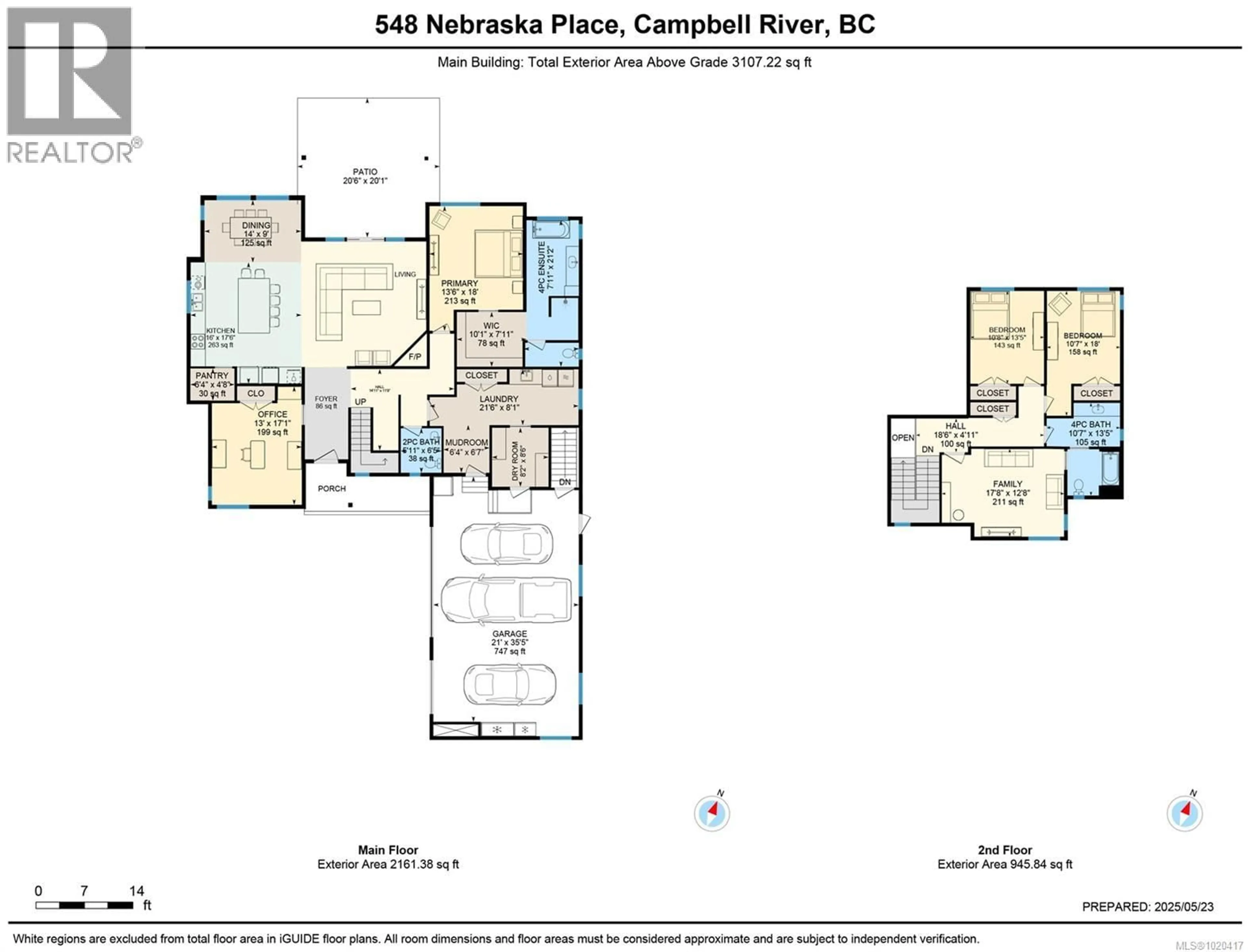 Floor plan for 548 NEBRASKA PLACE, Campbell River British Columbia V9H0E3