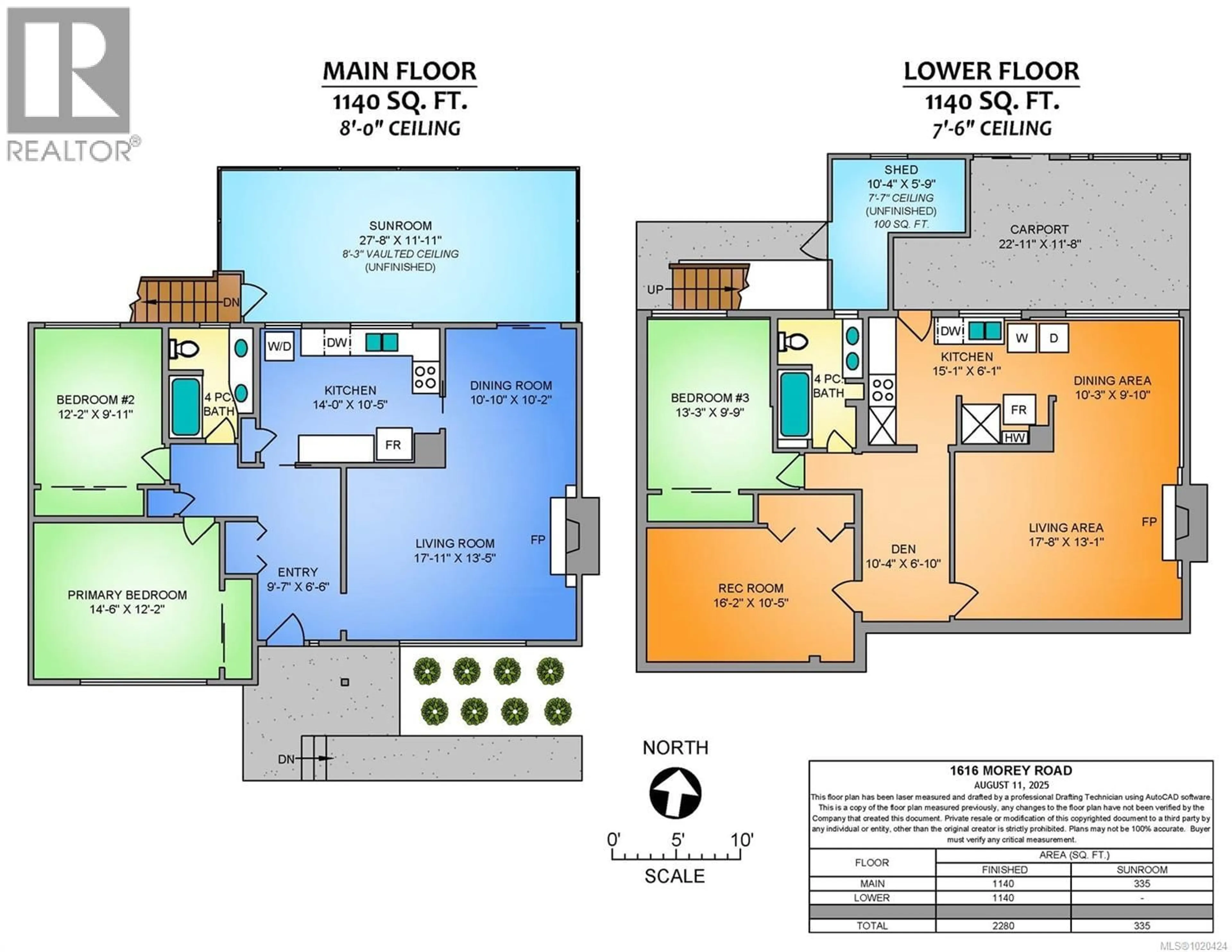 Floor plan for 1616 MOREY ROAD, Nanaimo British Columbia V9S1J7