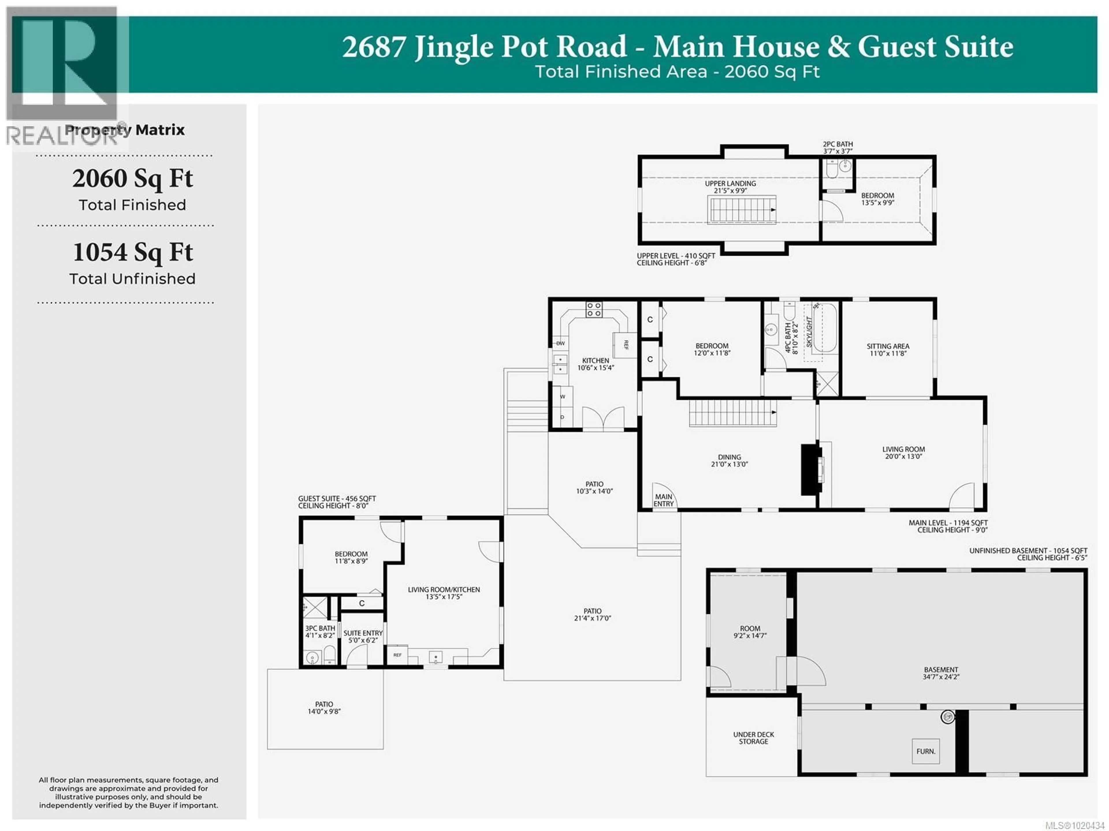 Floor plan for 2687 JINGLE POT ROAD, Nanaimo British Columbia V9R6W5