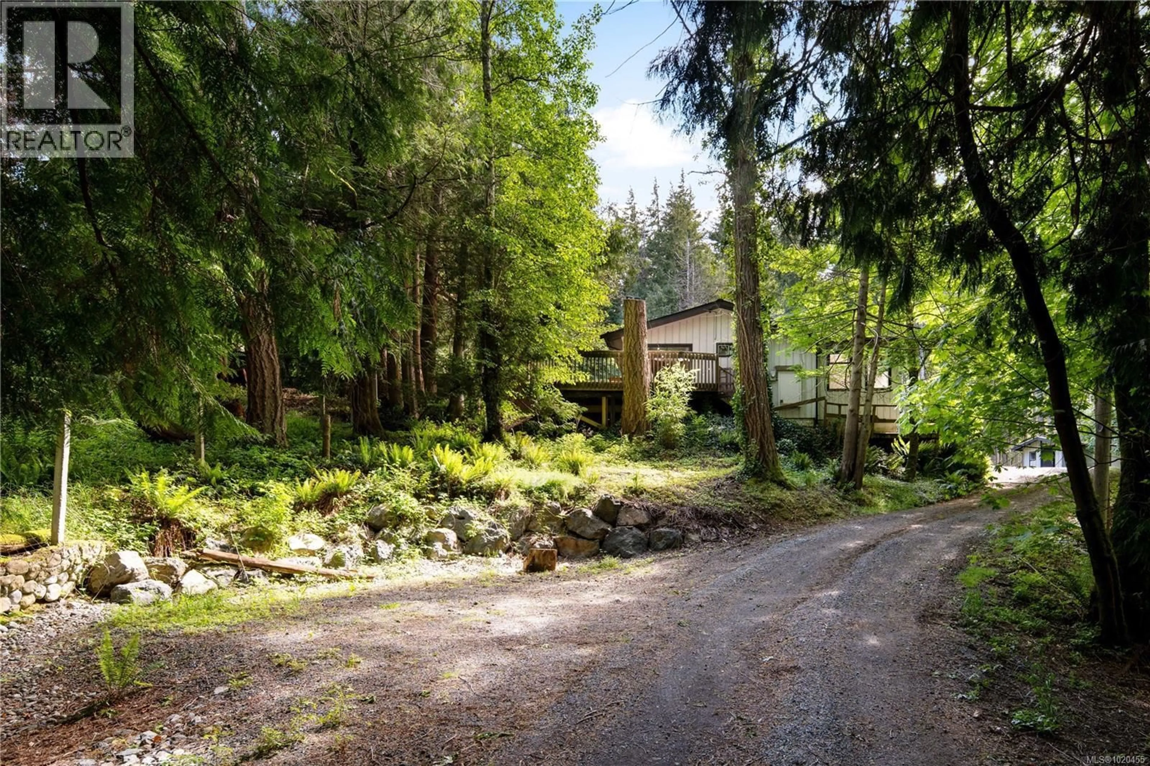 A pic from outside/outdoor area/front of a property/back of a property/a pic from drone, forest/trees view for 5159 ROCKY POINT ROAD, Metchosin British Columbia V9C4G7