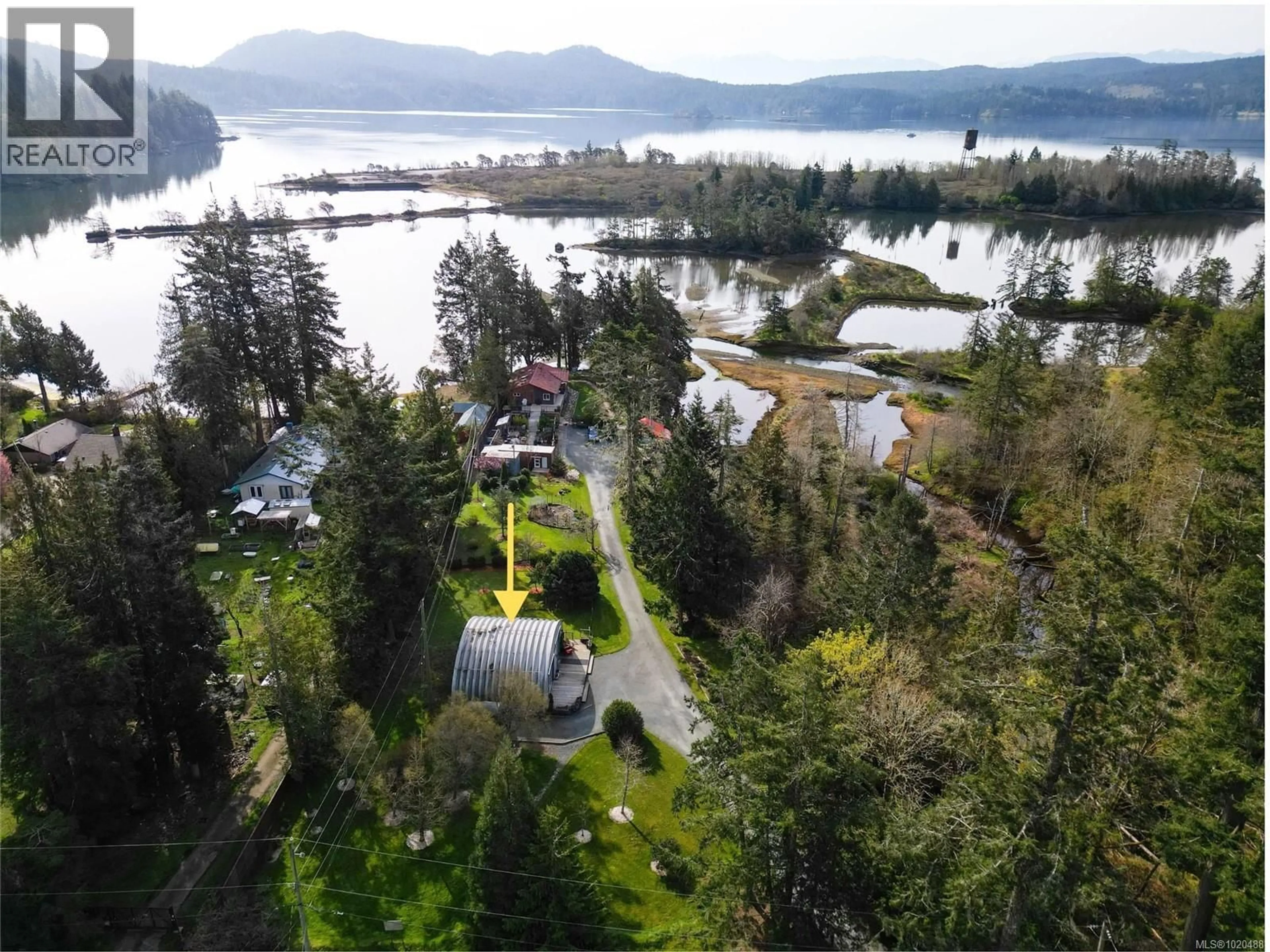 A pic from outside/outdoor area/front of a property/back of a property/a pic from drone, water/lake/river/ocean view for 5523 CROYDON PLACE, Sooke British Columbia V9Z0C7