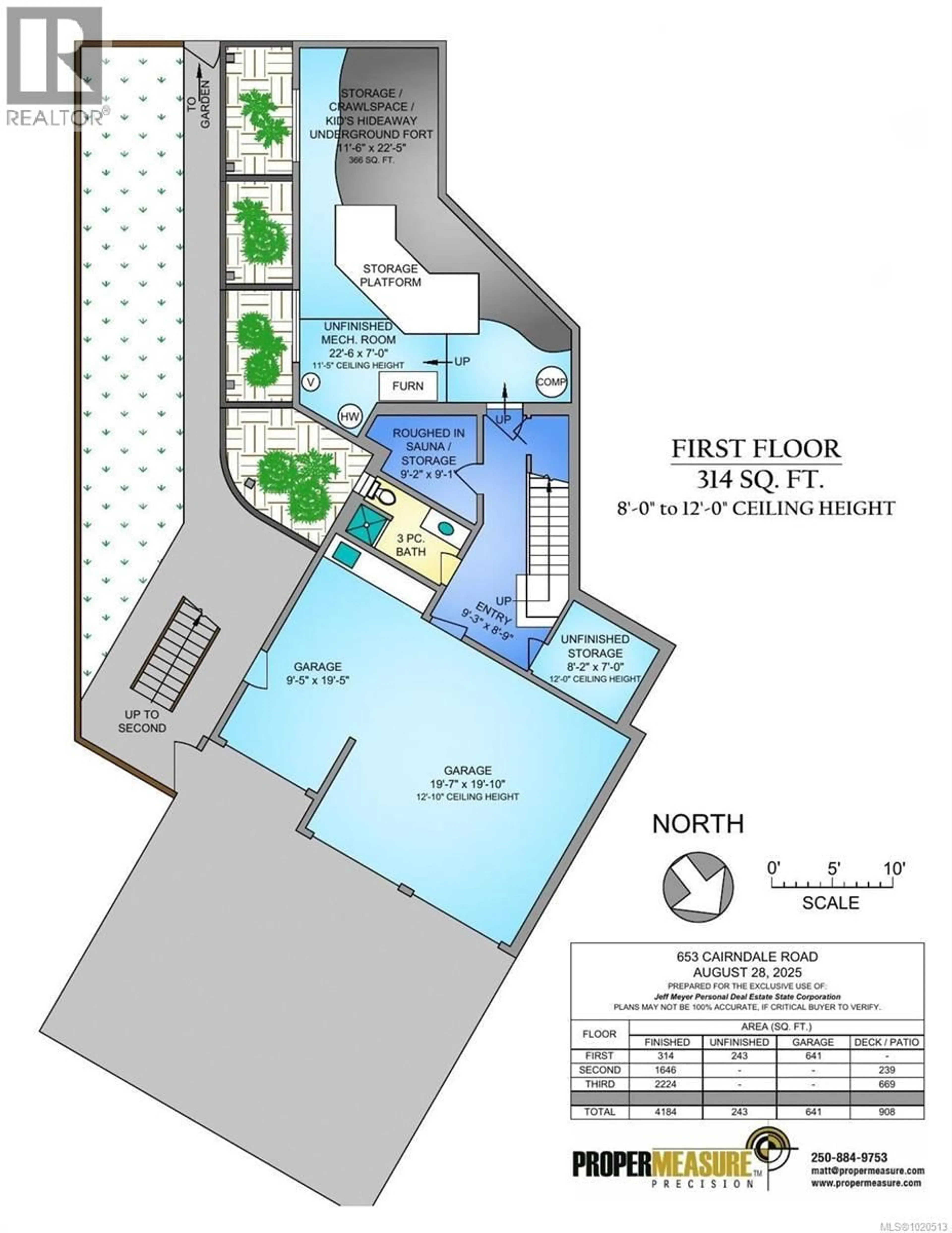 Floor plan for 653 CAIRNDALE ROAD, Colwood British Columbia V9C3M7