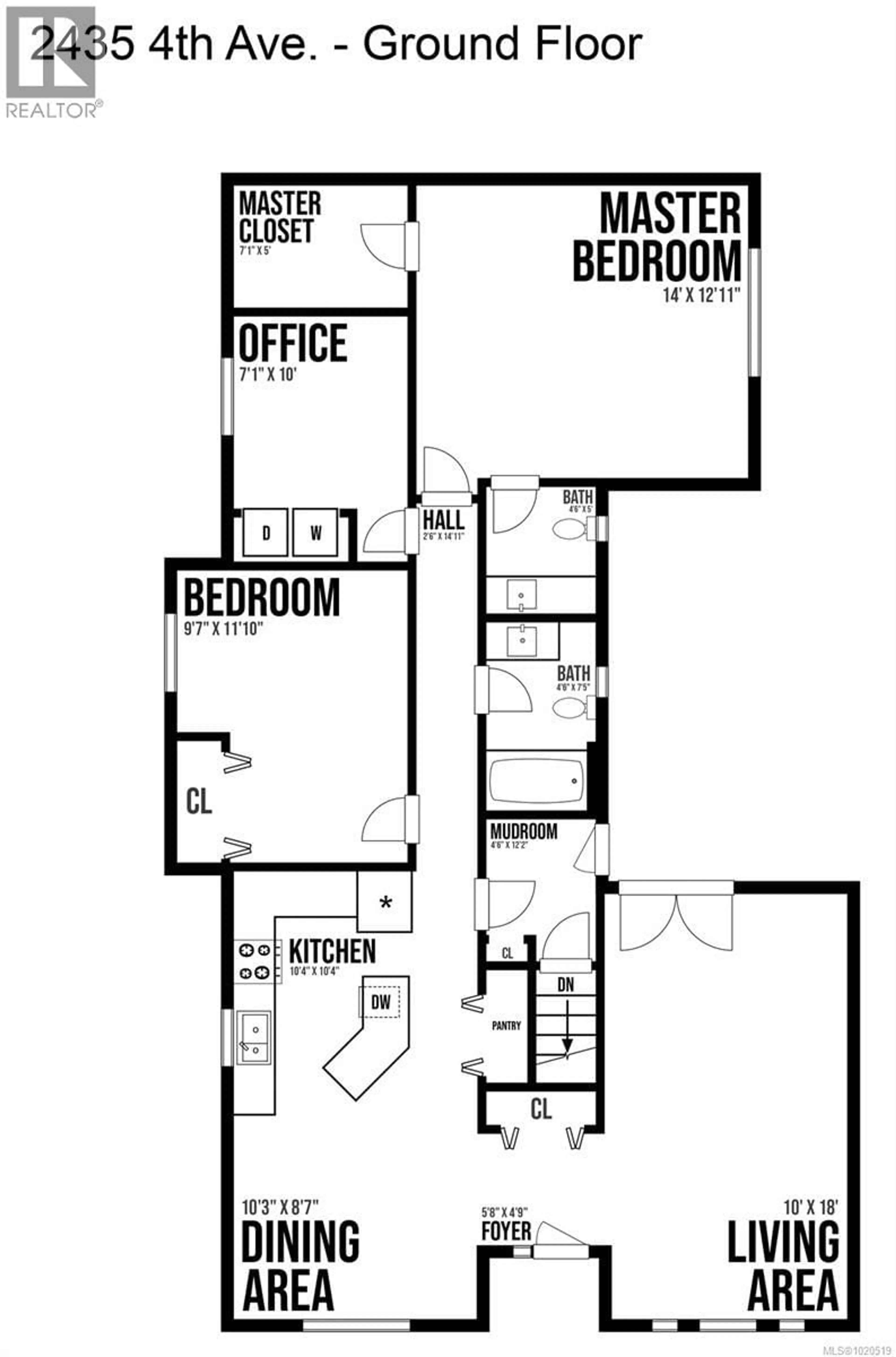 Floor plan for 2435 4TH AVENUE, Port Alberni British Columbia V9Y2E2