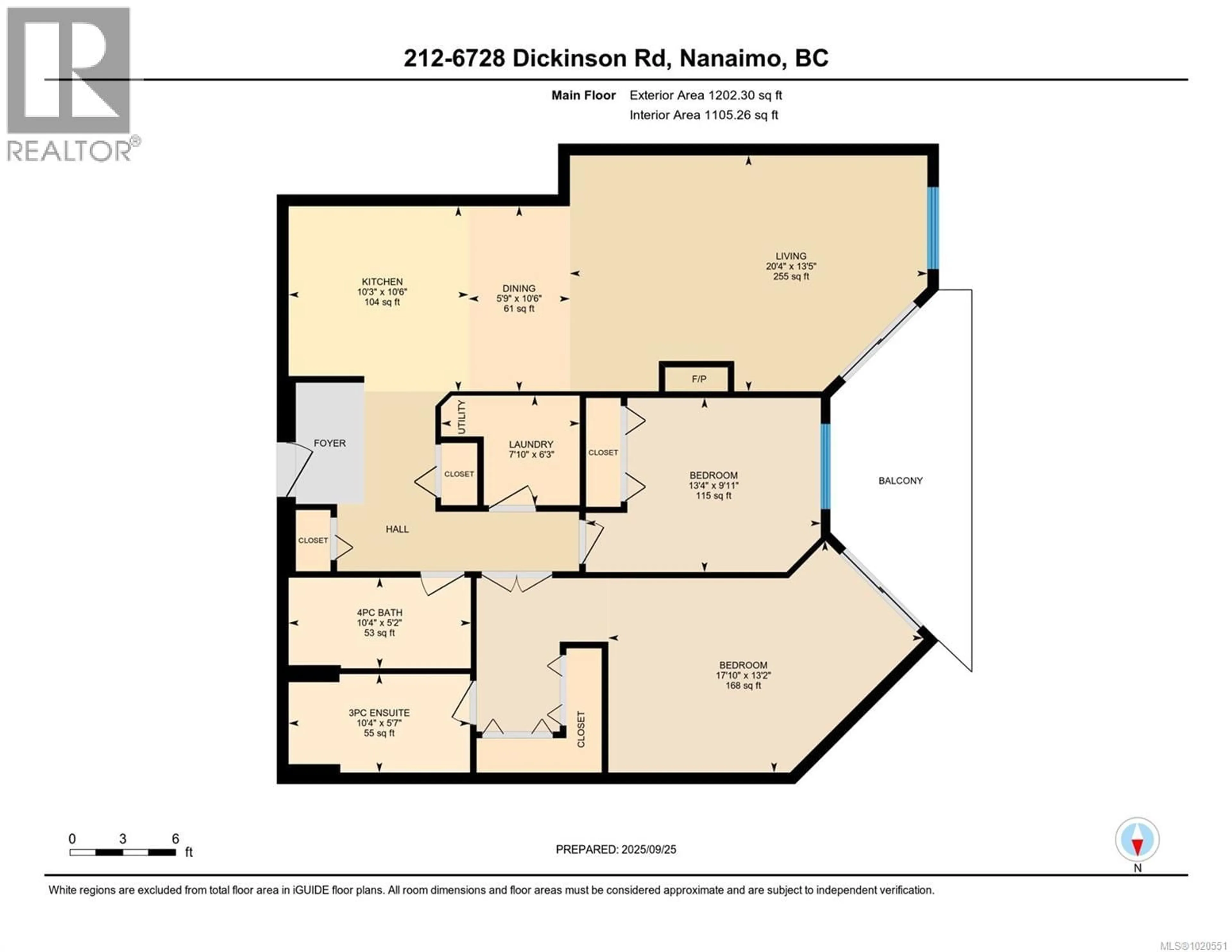 Floor plan for 212 - 6728 DICKINSON ROAD, Nanaimo British Columbia V9T1T3