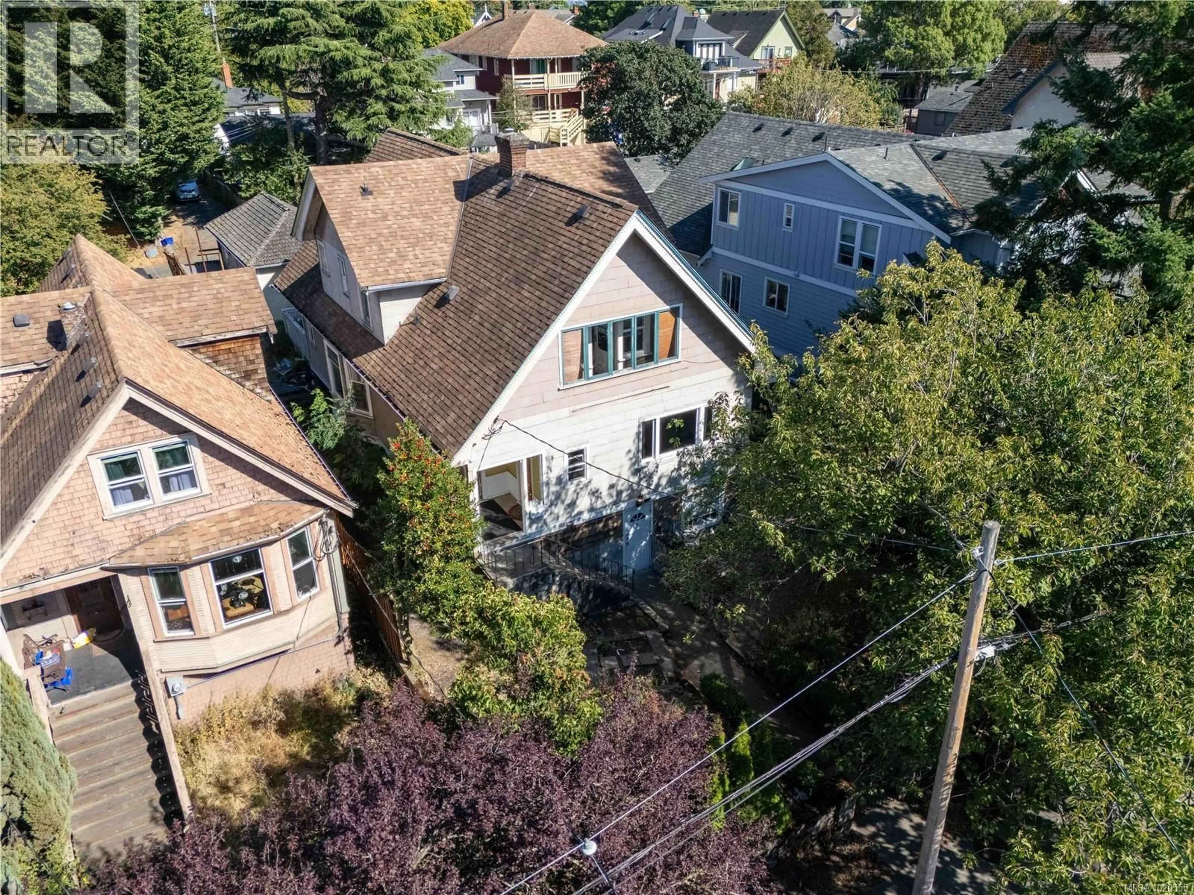 A pic from outside/outdoor area/front of a property/back of a property/a pic from drone, street for 2329 DOWLER PLACE, Victoria British Columbia V8T4H5