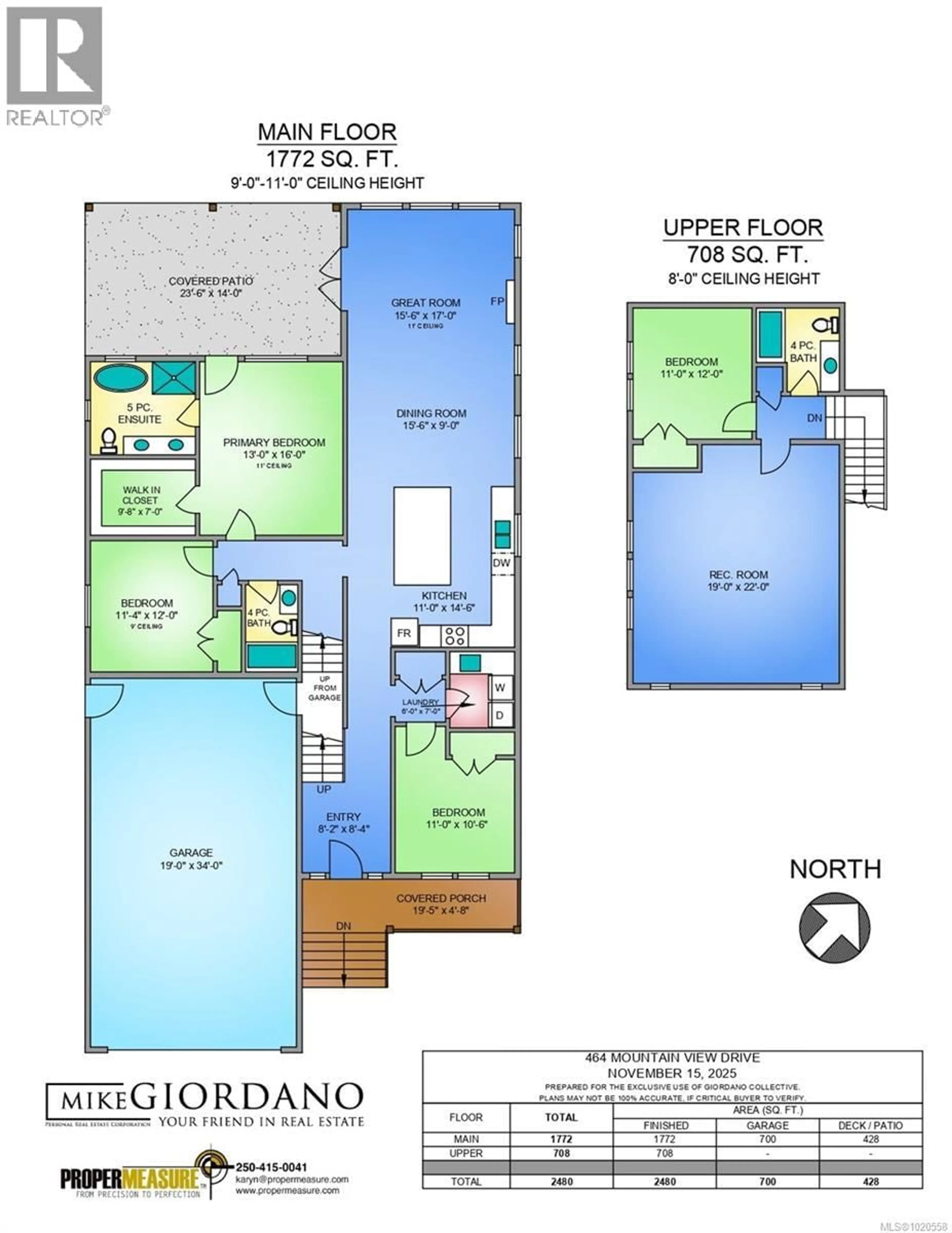 Floor plan for 464 MOUNTAIN VIEW DRIVE, Lake Cowichan British Columbia V0R2G1