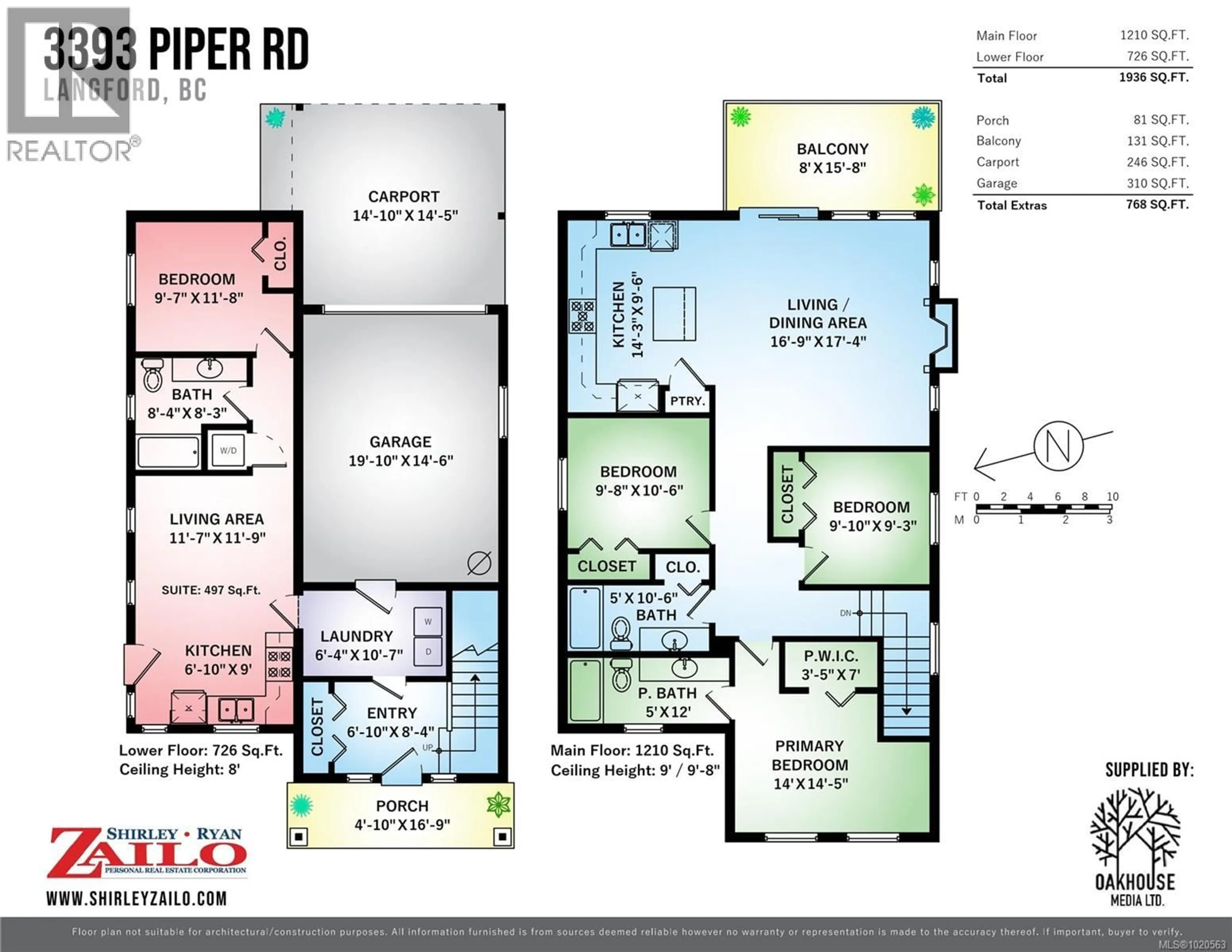 Floor plan for 3393 PIPER ROAD, Langford British Columbia V9C0G9