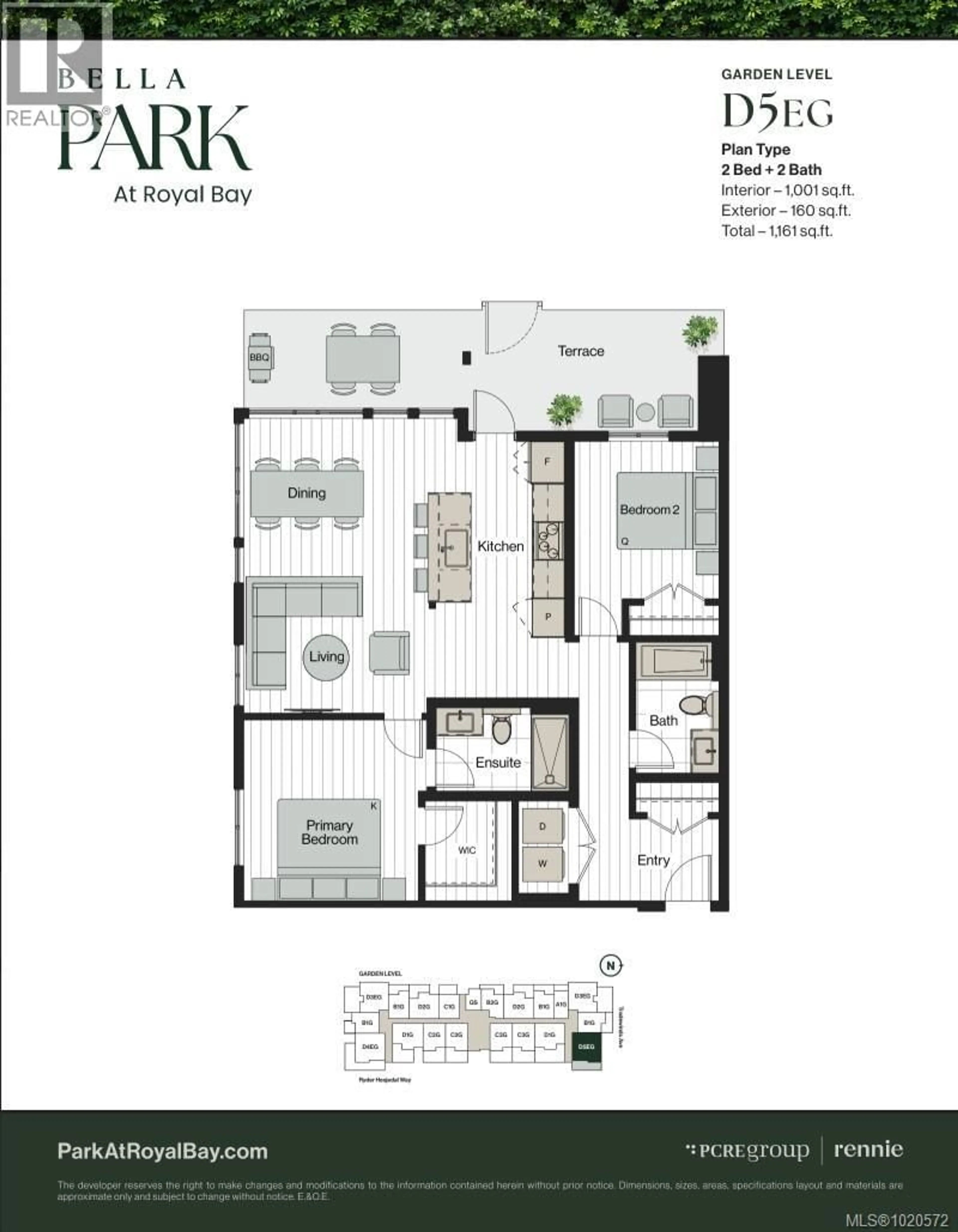 Floor plan for 103 - 3582 RYDER HESJEDAL WAY, Colwood British Columbia V9C0J6