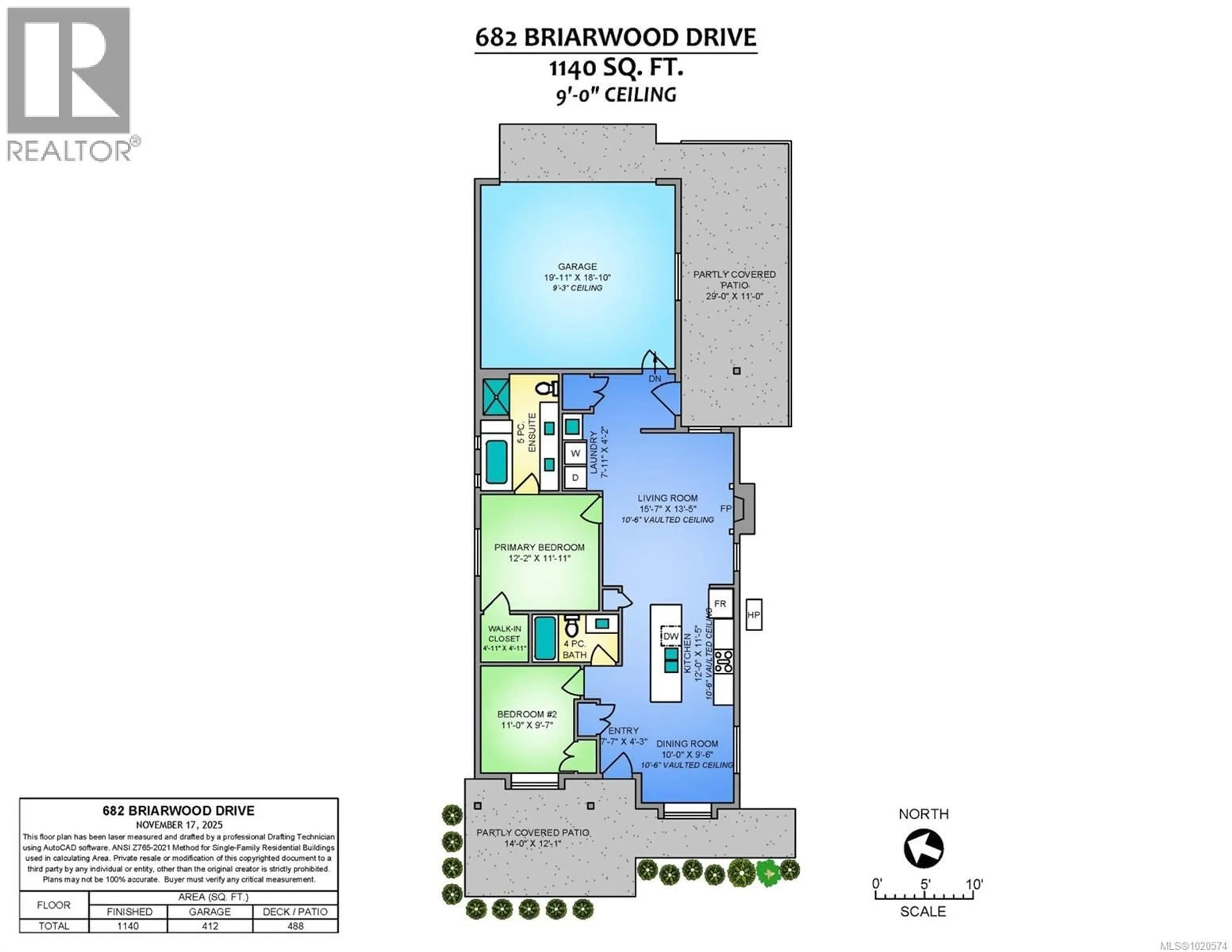 Floor plan for 682 BRIARWOOD DRIVE, Parksville British Columbia V9P0G5