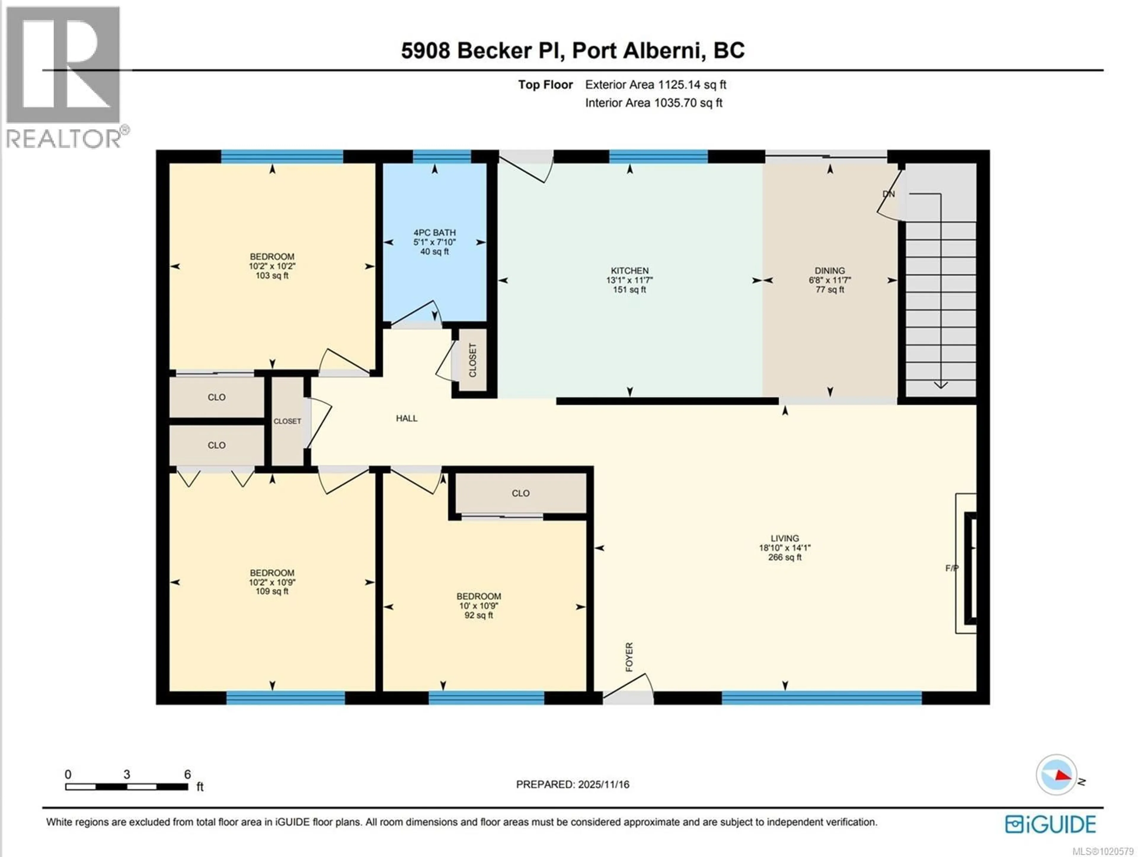 Floor plan for 5908 BECKER PLACE, Port Alberni British Columbia V9Y8R7