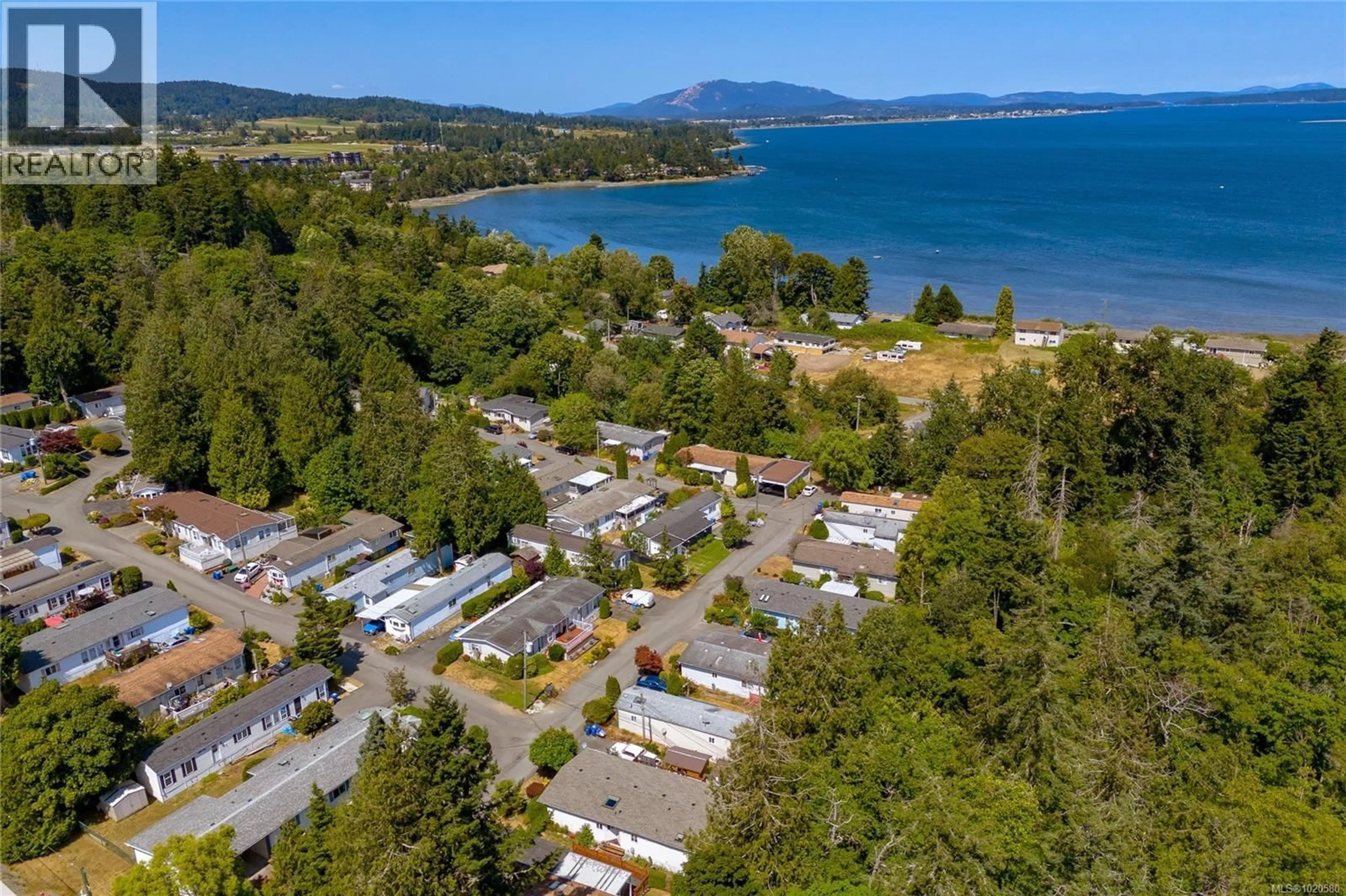 A pic from outside/outdoor area/front of a property/back of a property/a pic from drone, water/lake/river/ocean view for 410 - 2850 STAUTW ROAD, Central Saanich British Columbia V8M2C9