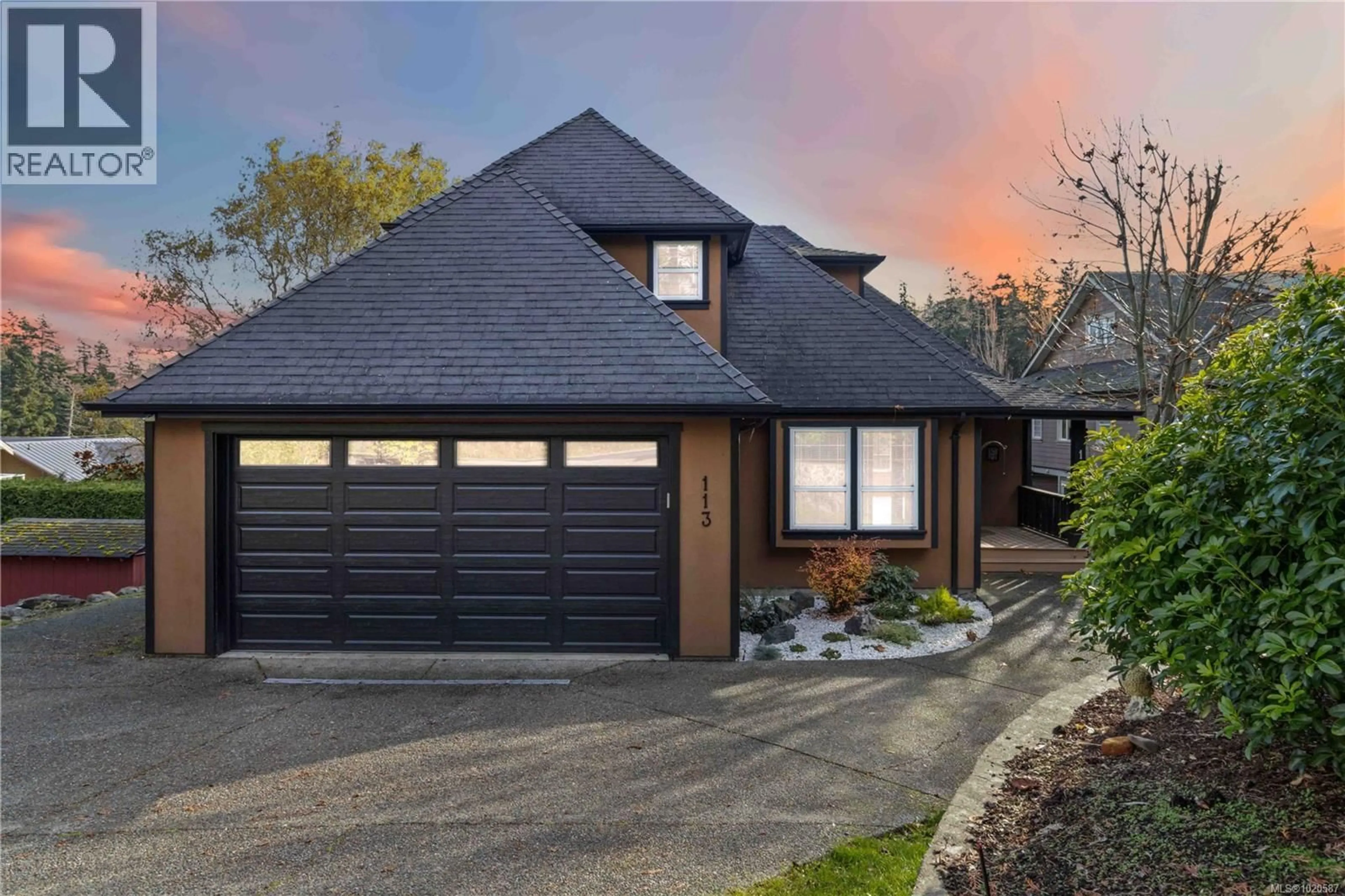 Home with brick exterior material, street for 113 ATKINS ROAD, View Royal British Columbia V9B6V4