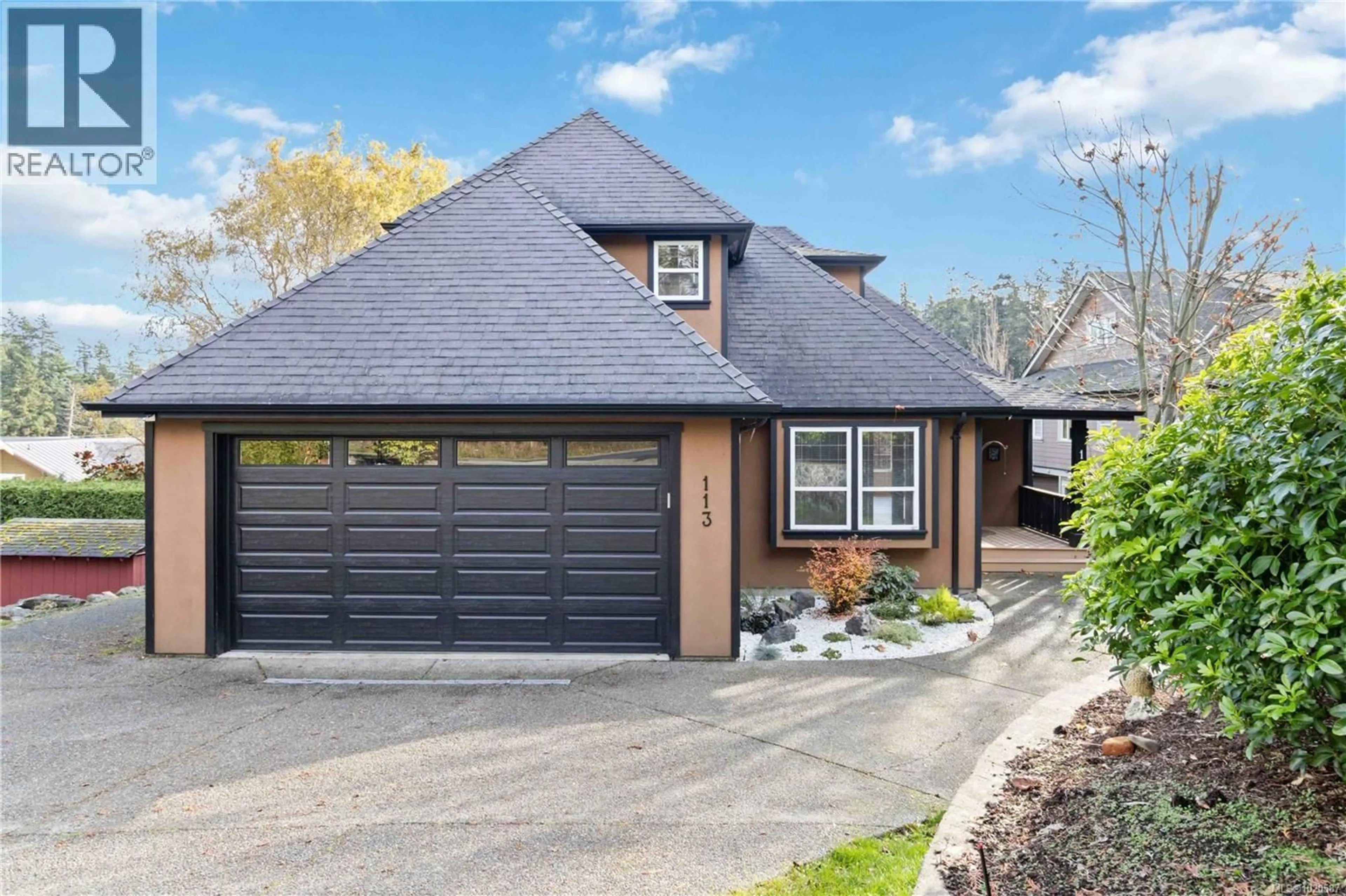 Home with brick exterior material, street for 113 ATKINS ROAD, View Royal British Columbia V9B6V4