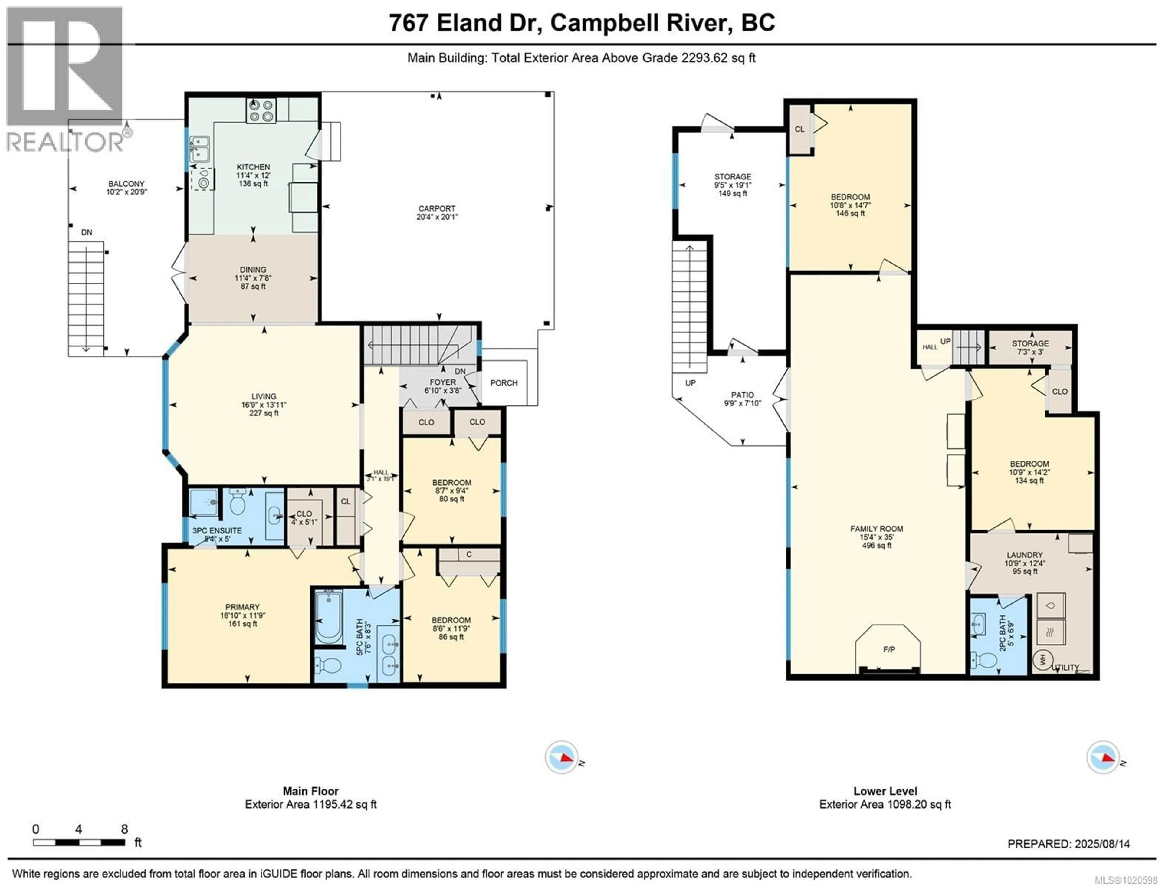 Floor plan for 767 ELAND DRIVE, Campbell River British Columbia V9W6Y9