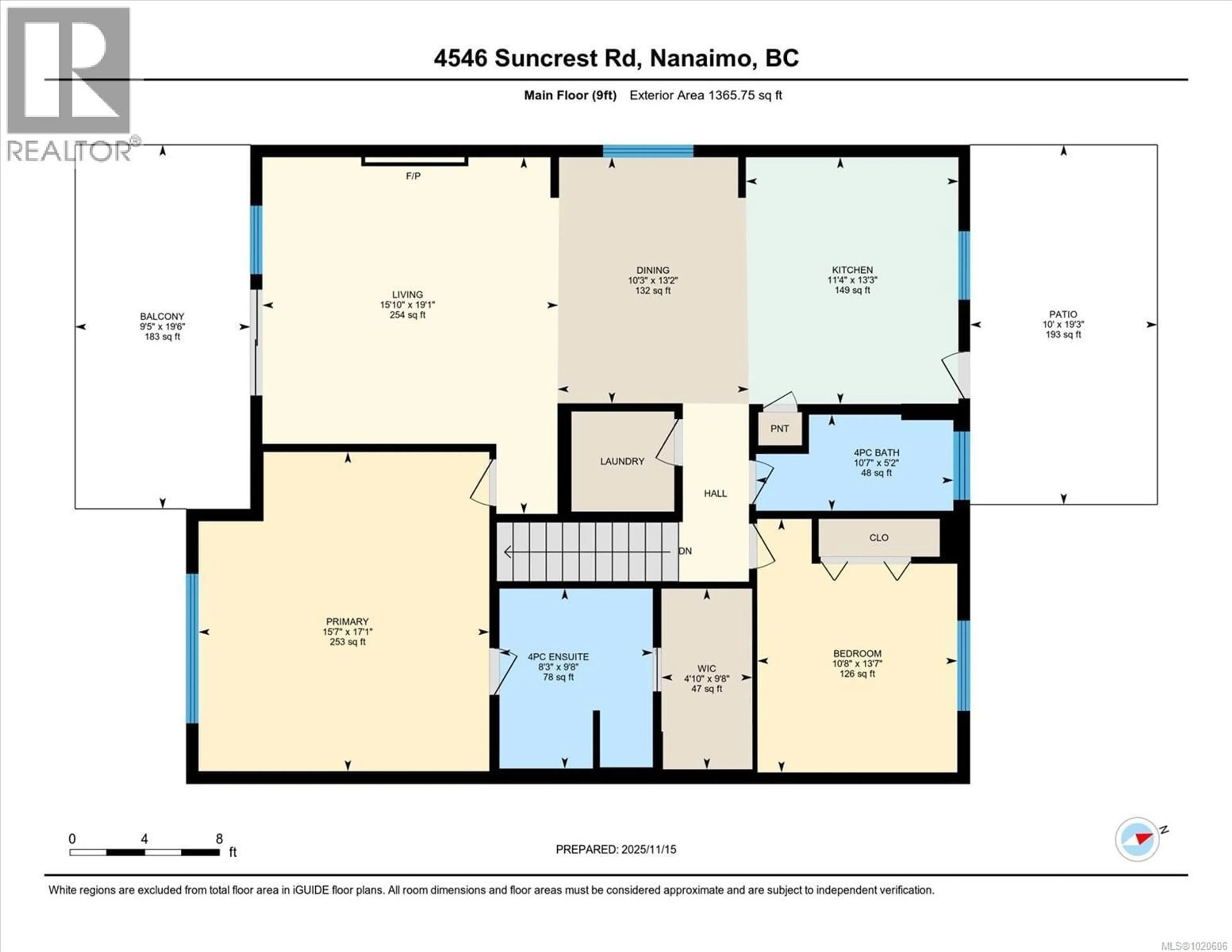 Floor plan for 4546 SUNCREST ROAD, Nanaimo British Columbia V9T0M6