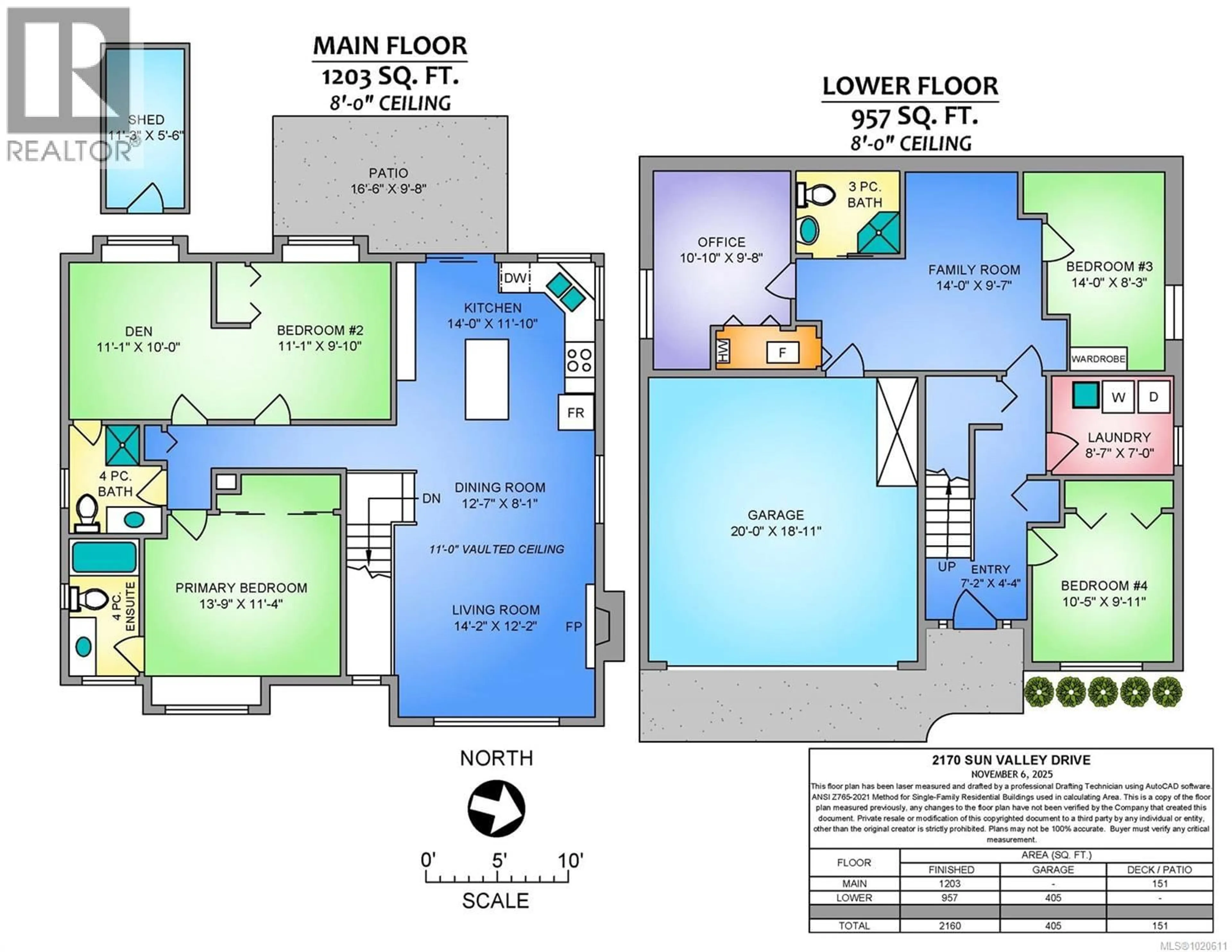 Floor plan for 2170 SUN VALLEY DRIVE, Nanaimo British Columbia V9T6K6