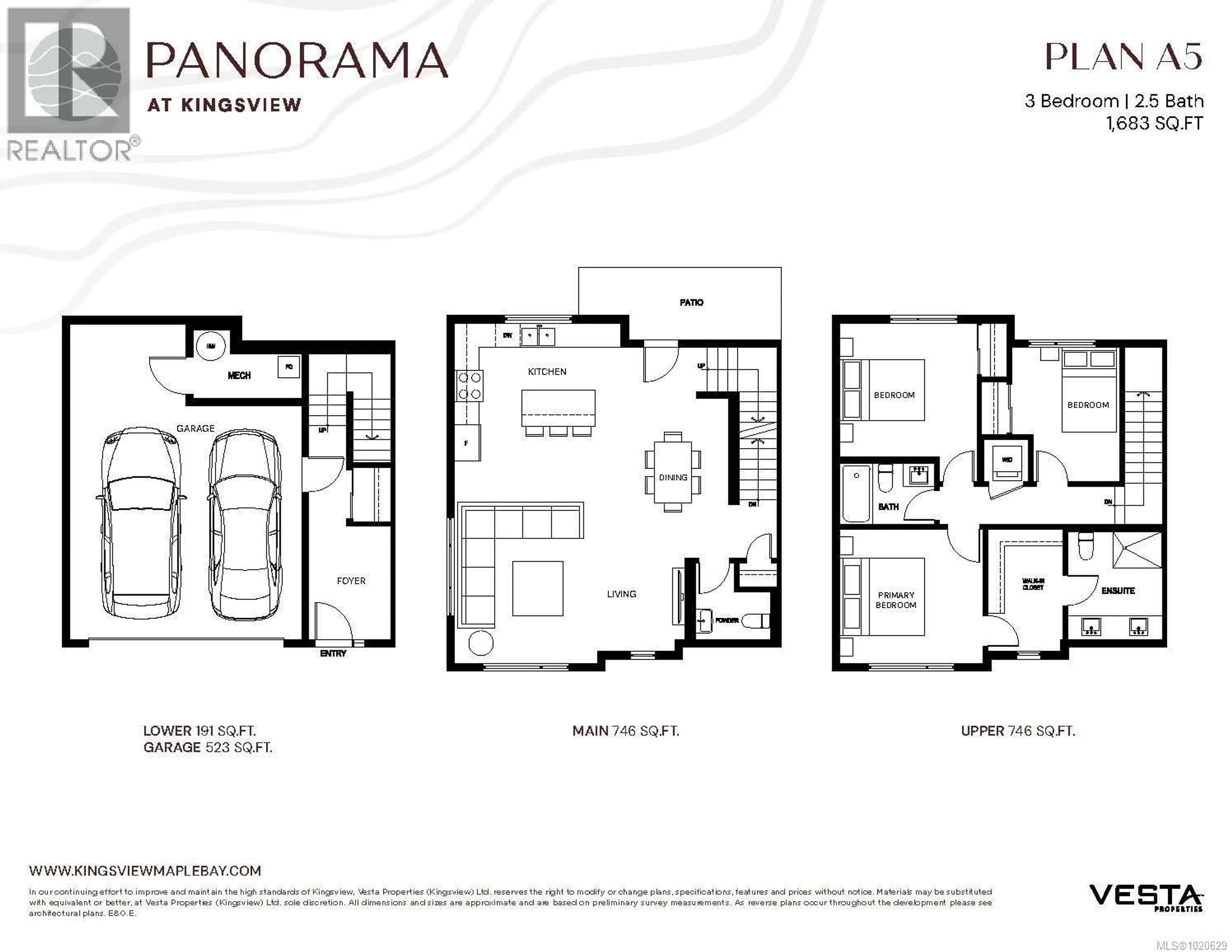 Floor plan for 105 - 3257 WOODRUSH DRIVE, Duncan British Columbia V9L0J9