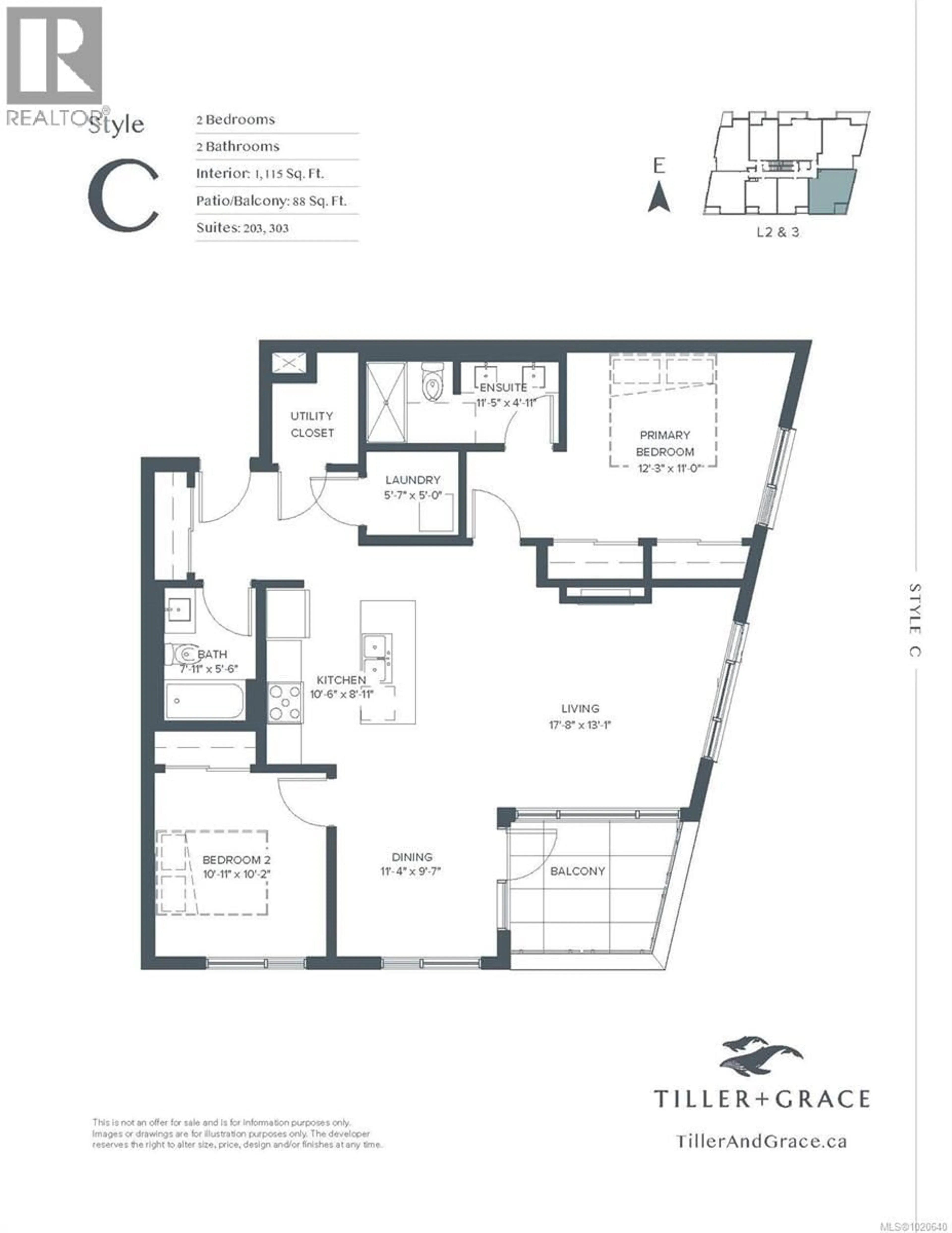 Floor plan for 303 - 5229 CORDOVA BAY ROAD, Saanich British Columbia V8Y2L1