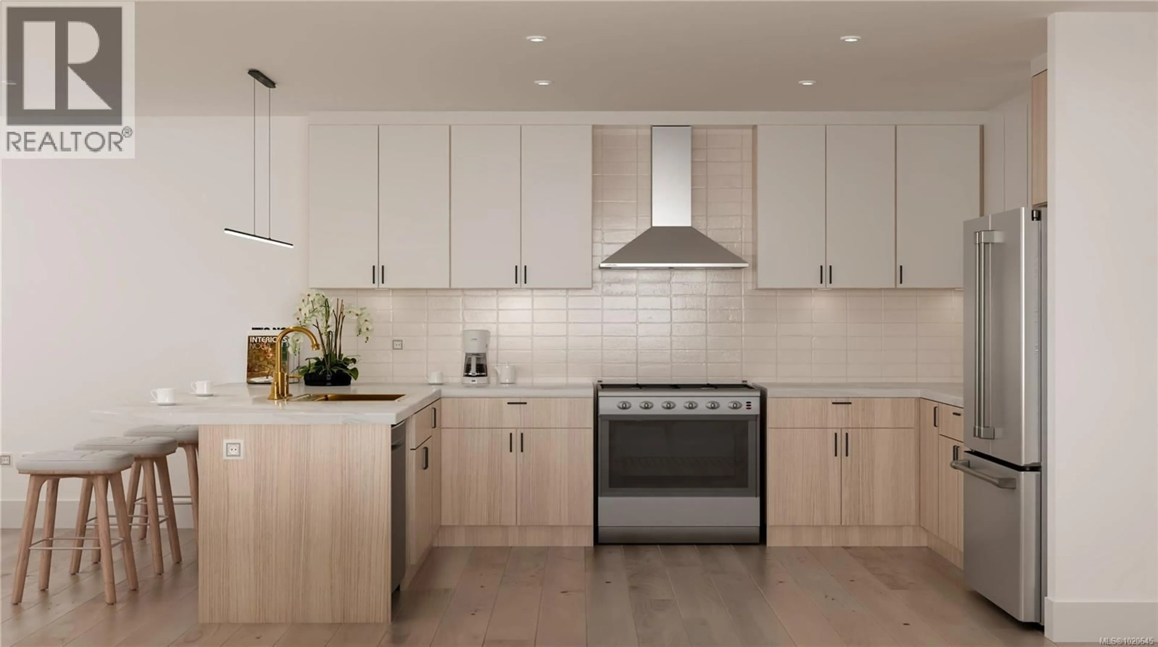 Contemporary kitchen, unknown for 9631 THIRD STREET, Sidney British Columbia V8L3A1