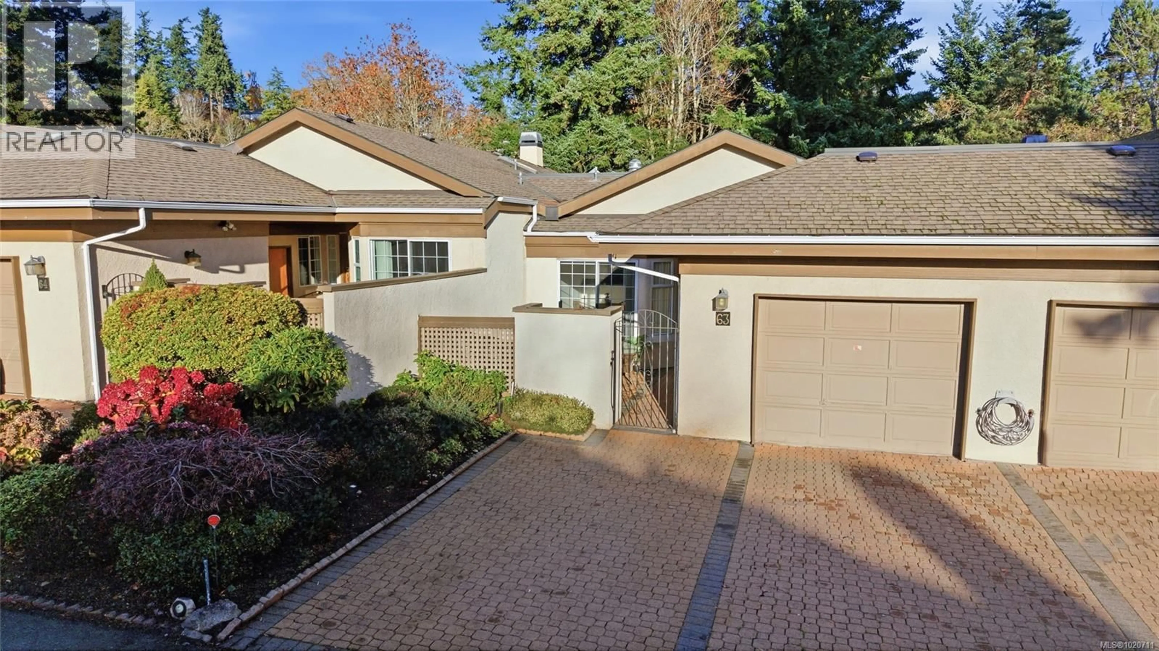 Home with brick exterior material, street for 63 - 901 KENTWOOD LANE, Saanich British Columbia V8Y2Z1