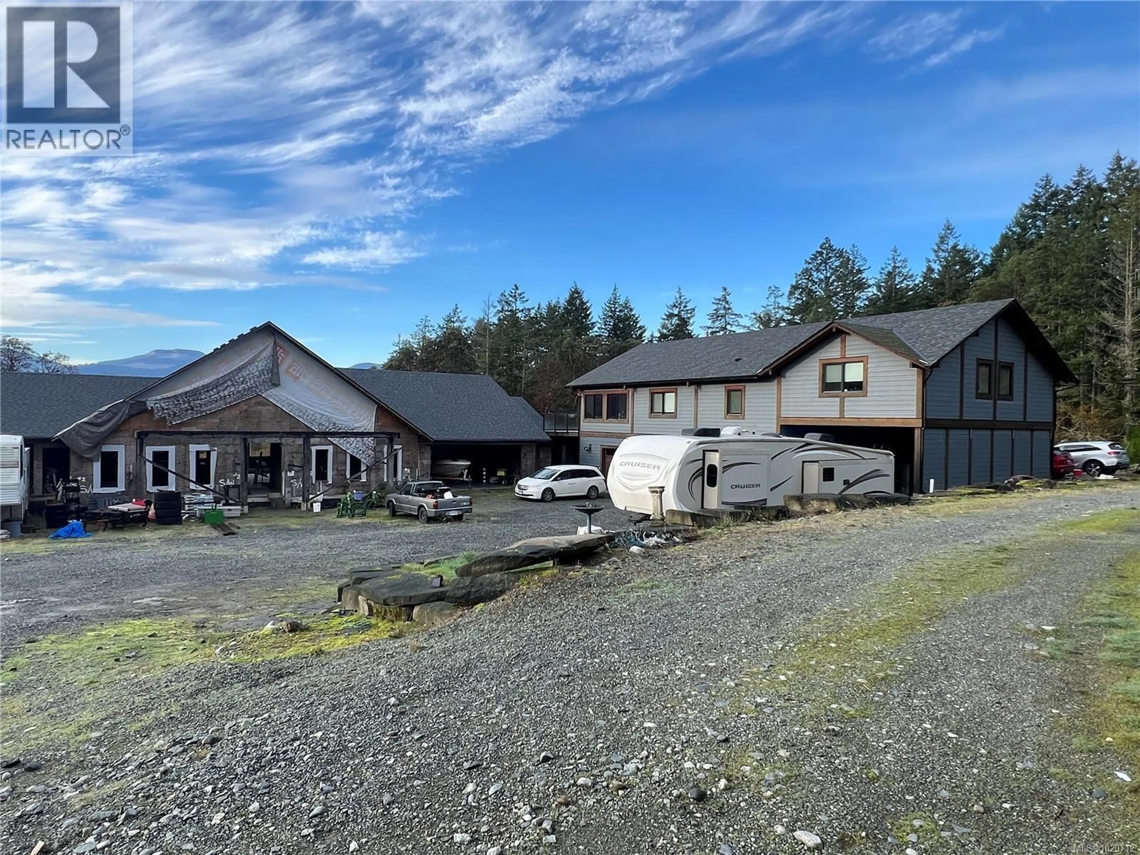A pic from outside/outdoor area/front of a property/back of a property/a pic from drone, unknown for 3824 YELLOW POINT ROAD, Nanaimo British Columbia V9G1E9