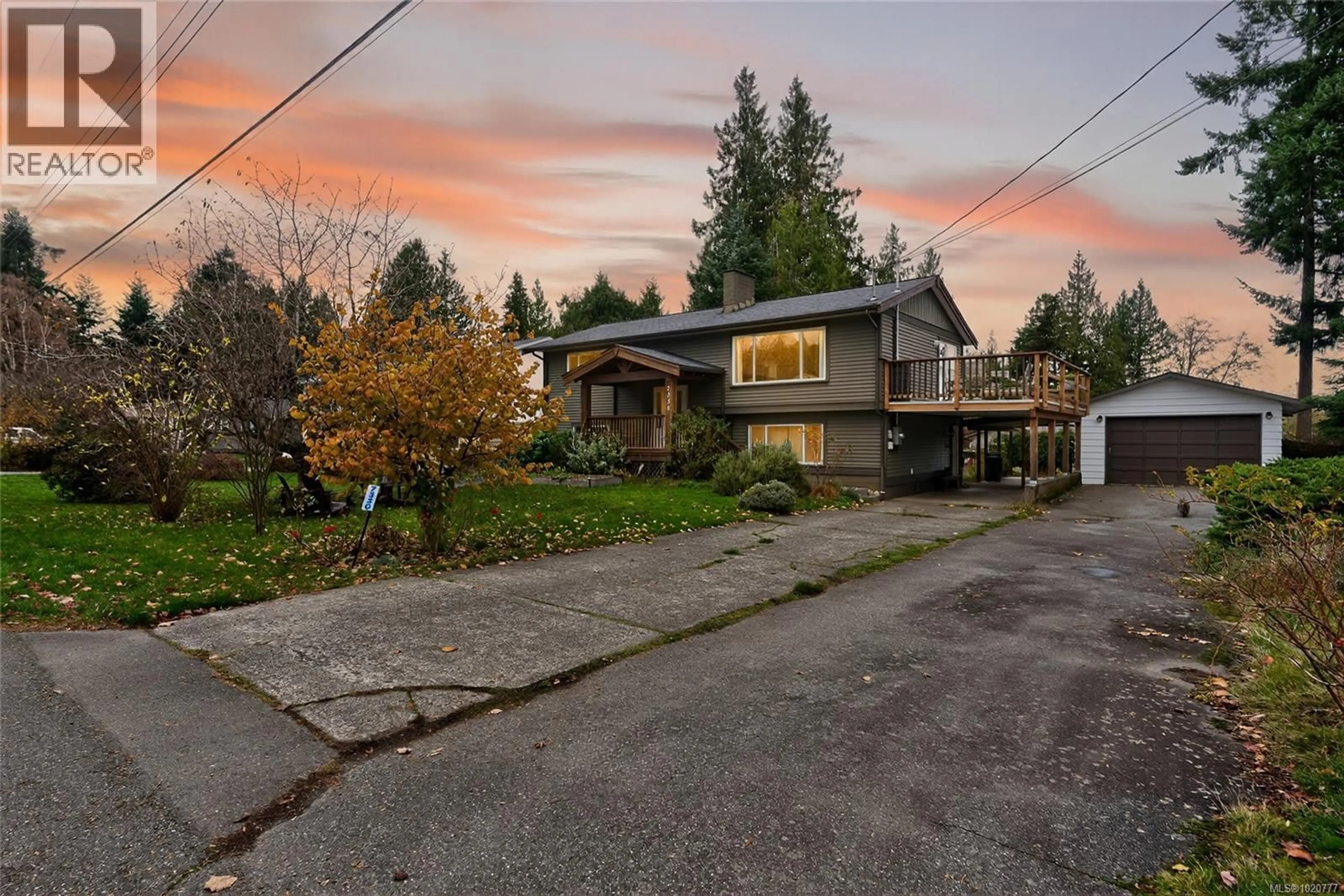 A pic from outside/outdoor area/front of a property/back of a property/a pic from drone, street for 7330 MILLARD DRIVE, Lantzville British Columbia V0R2H0