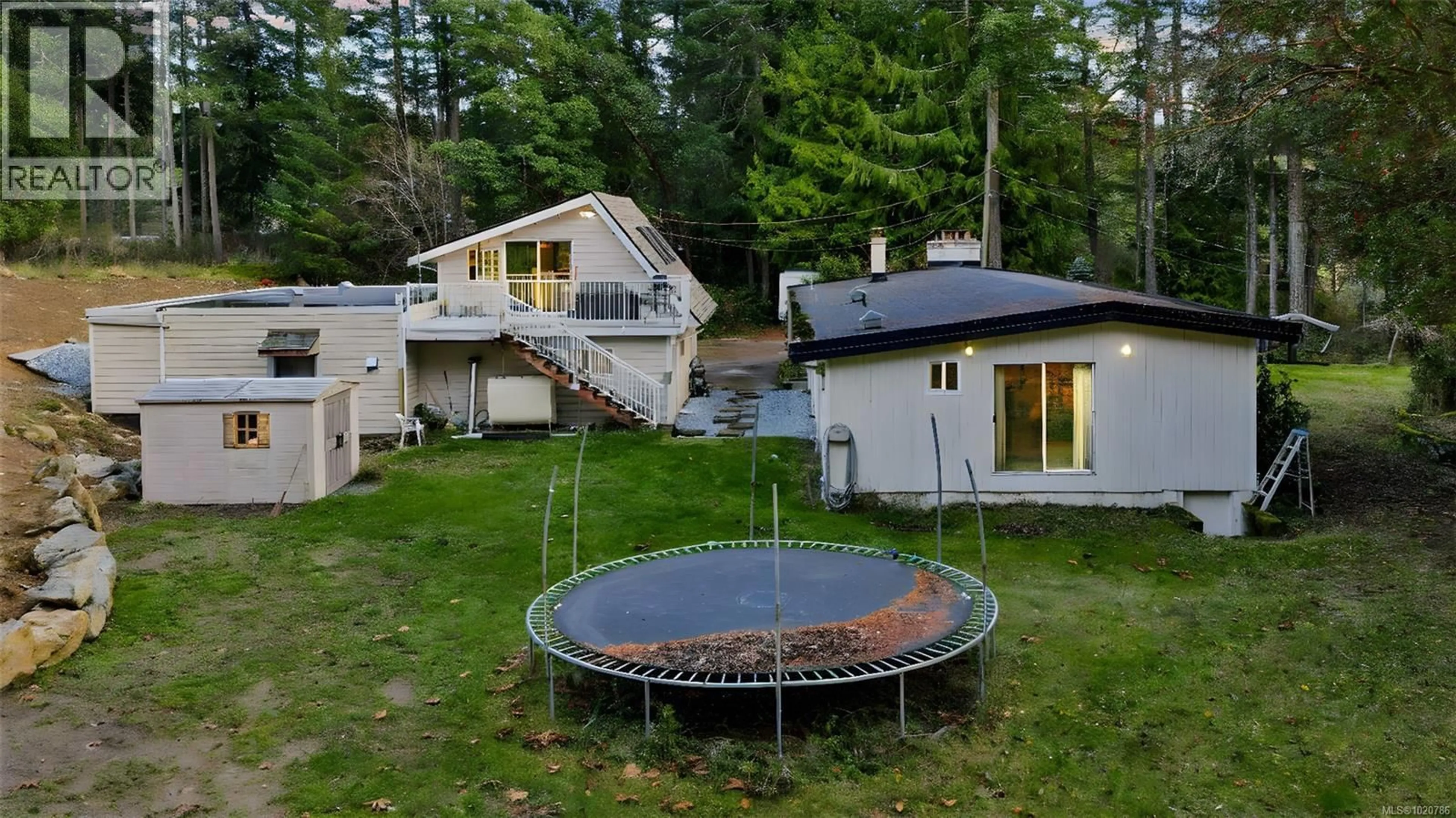 A pic from outside/outdoor area/front of a property/back of a property/a pic from drone, mountain view for 1113 NEILD ROAD, Metchosin British Columbia V9C3X5