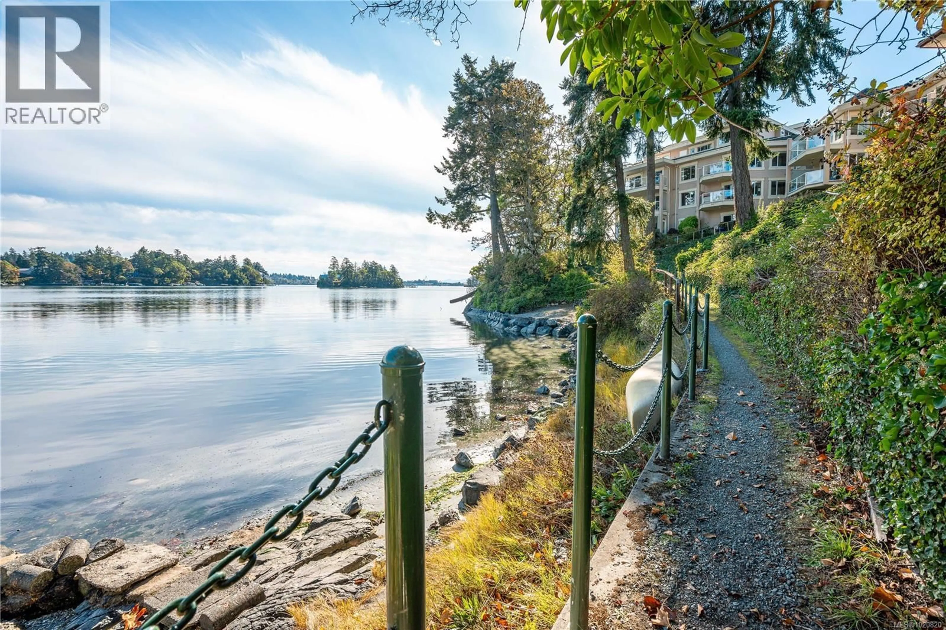 Patio, water/lake/river/ocean view for 306 - 1 BUDDY ROAD, View Royal British Columbia V9B1V6