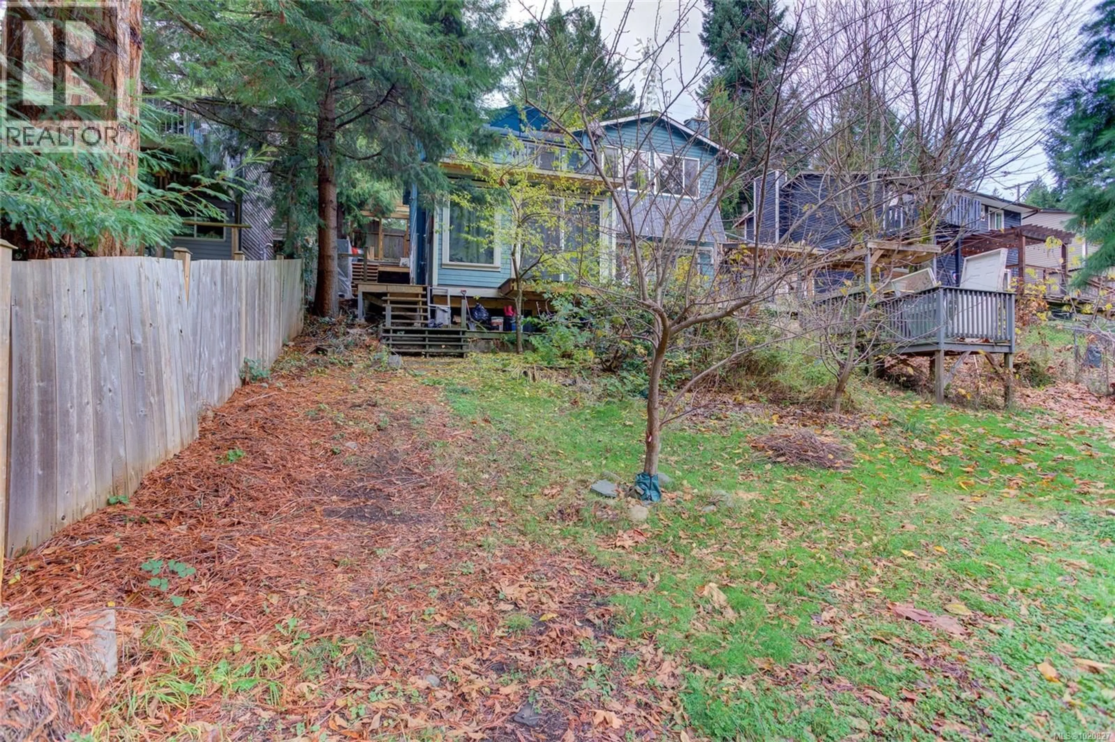Patio, forest/trees view for 4017 ROSS ROAD, Nanaimo British Columbia V9T4M9