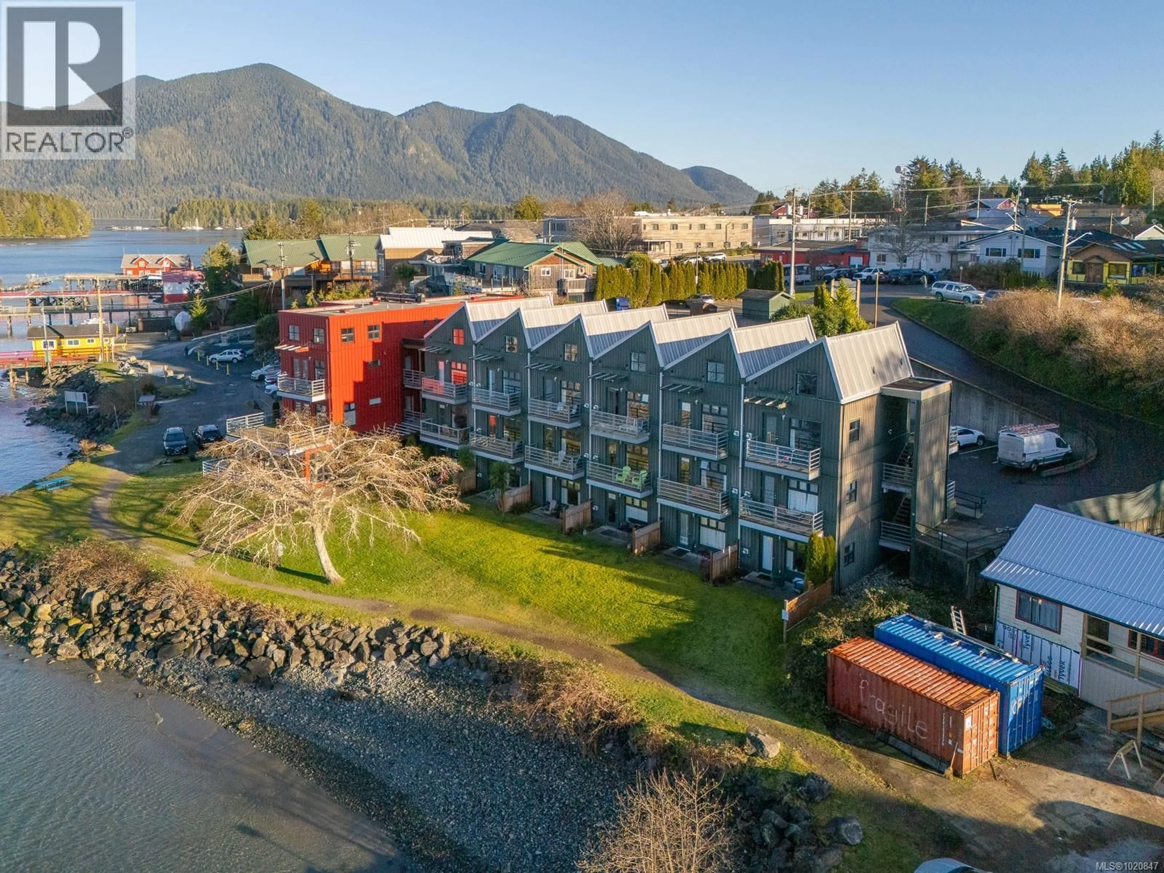 A pic from outside/outdoor area/front of a property/back of a property/a pic from drone, unknown for 208 - 230 MAIN STREET, Tofino British Columbia V0R2Z0