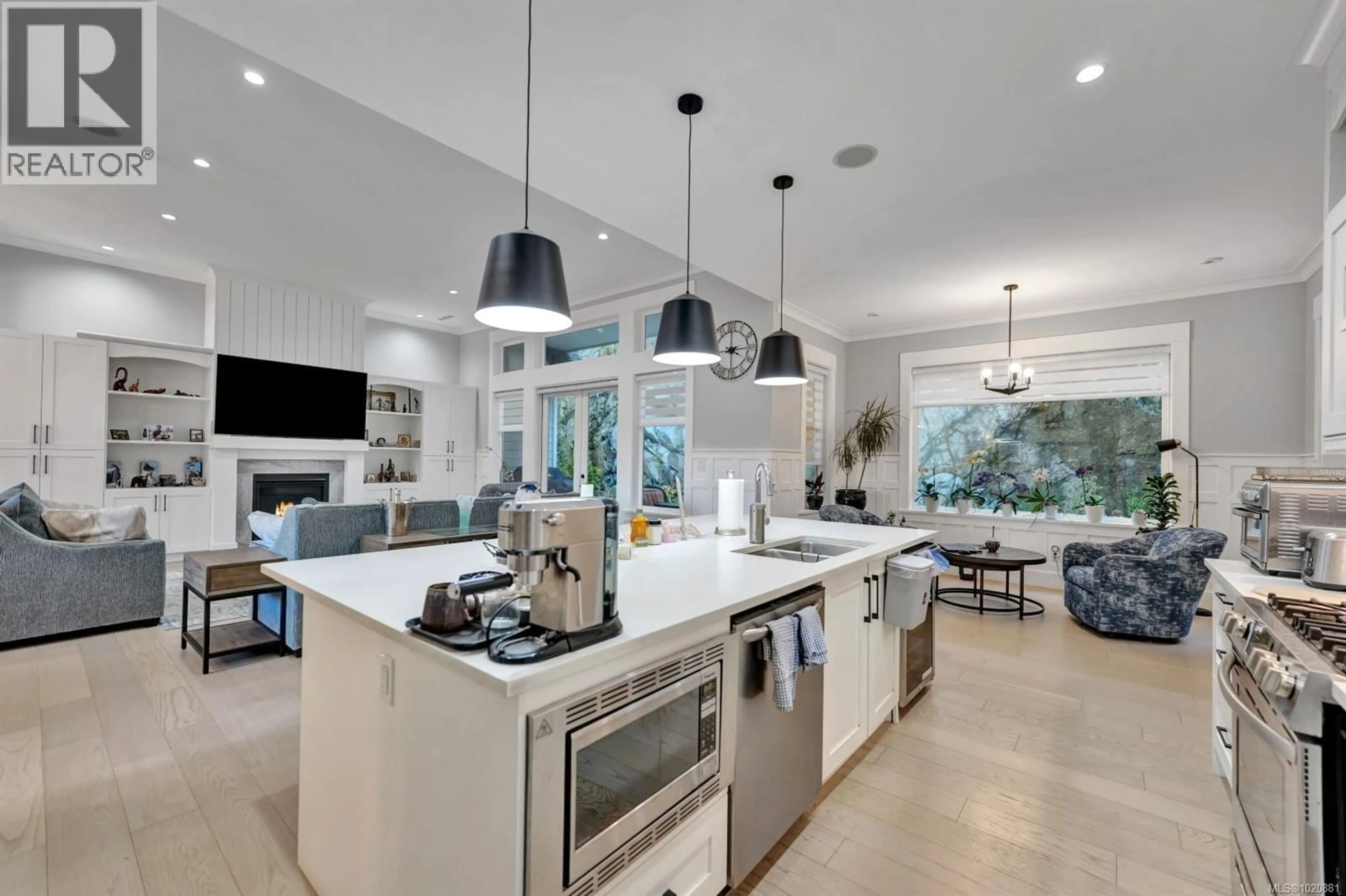 Contemporary kitchen, ceramic/tile floor for 2606 ANDOVER ROAD, Nanoose Bay British Columbia V9P9K5