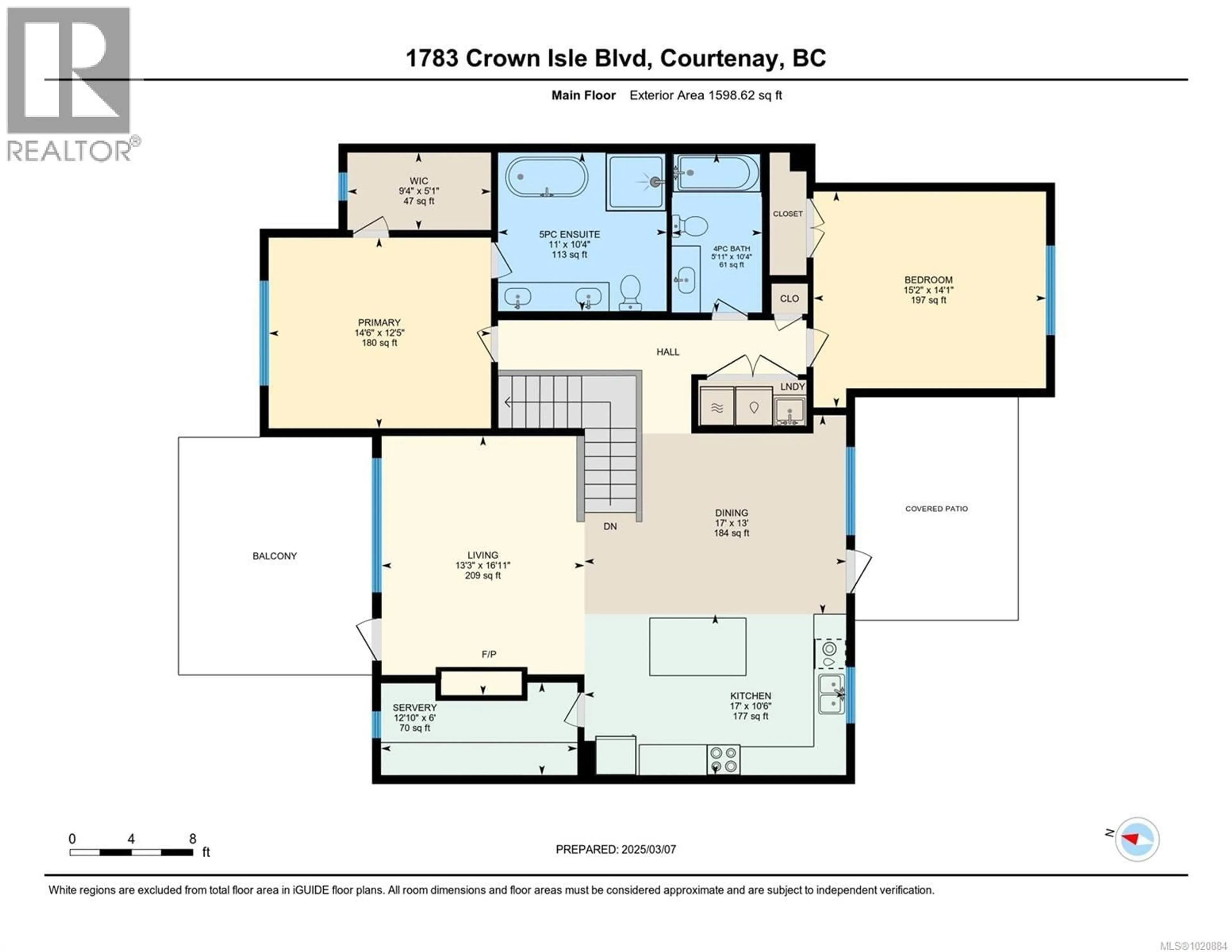 Floor plan for 1783 CROWN ISLE BOULEVARD, Courtenay British Columbia V9N9X5