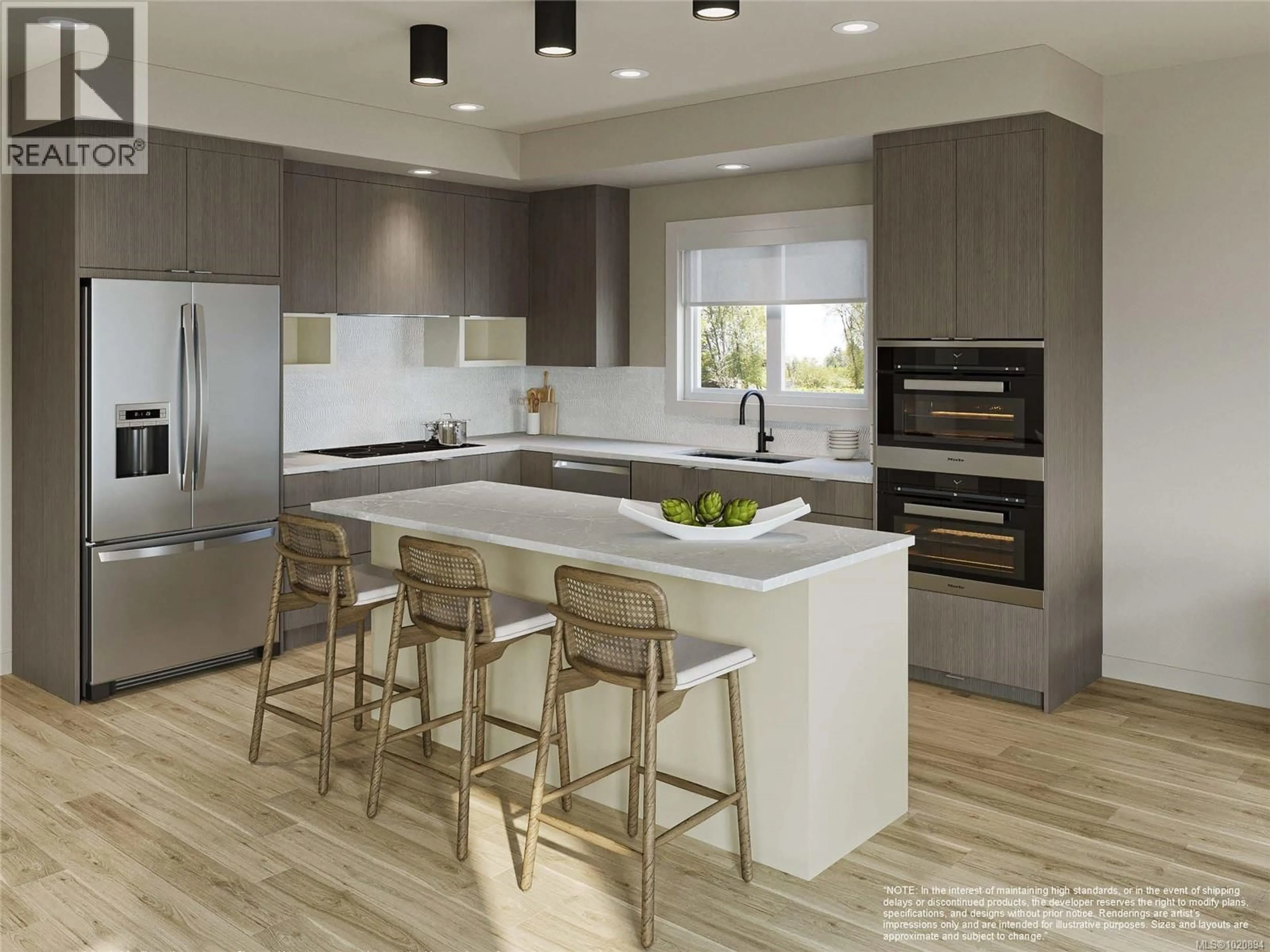 Contemporary kitchen, ceramic/tile floor for 2533 ALABASTER COURT, Langford British Columbia V9B5N1