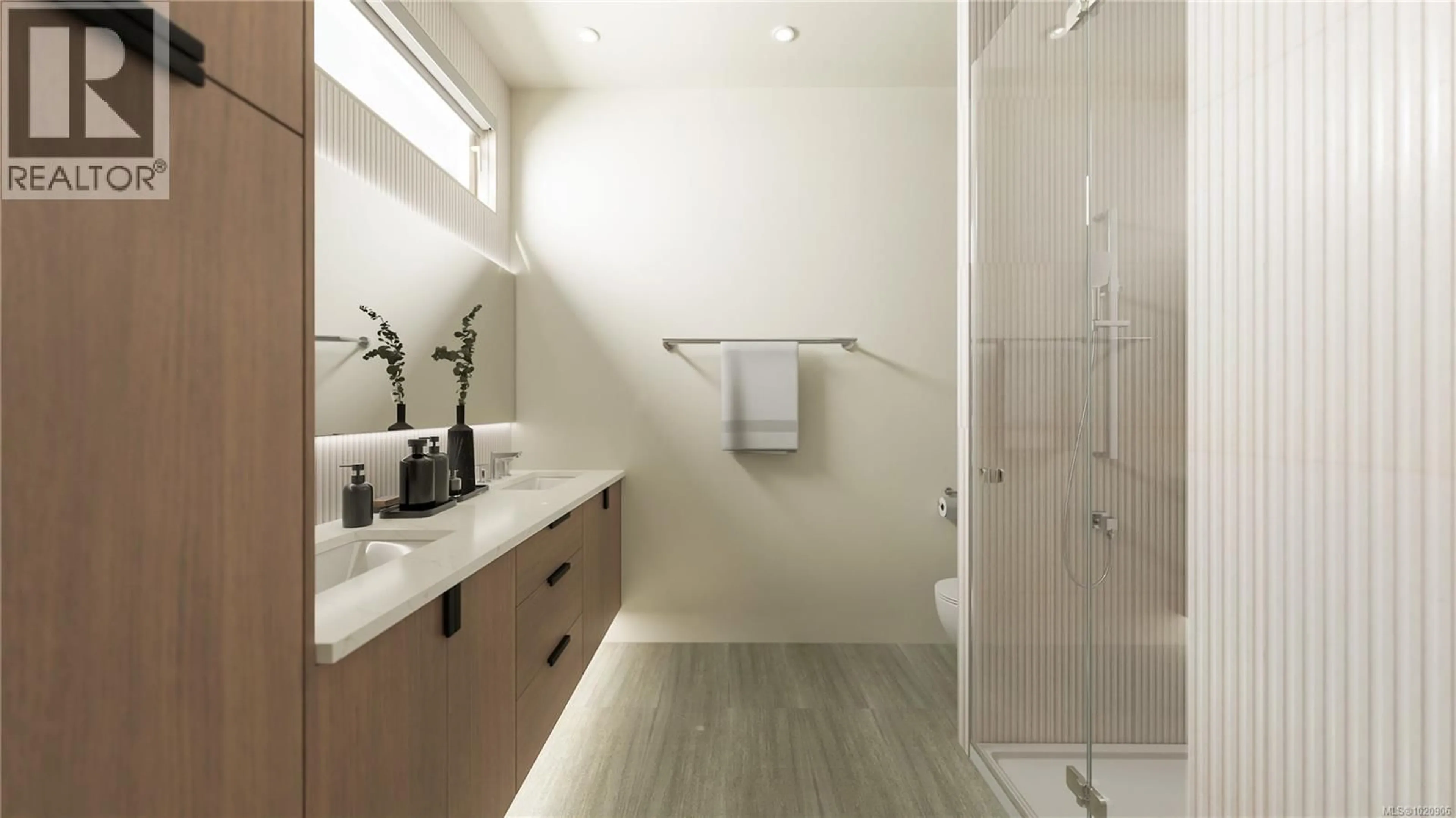 Contemporary bathroom, ceramic/tile floor for 2 - 1434 BROOKE STREET, Victoria British Columbia V8S1M3