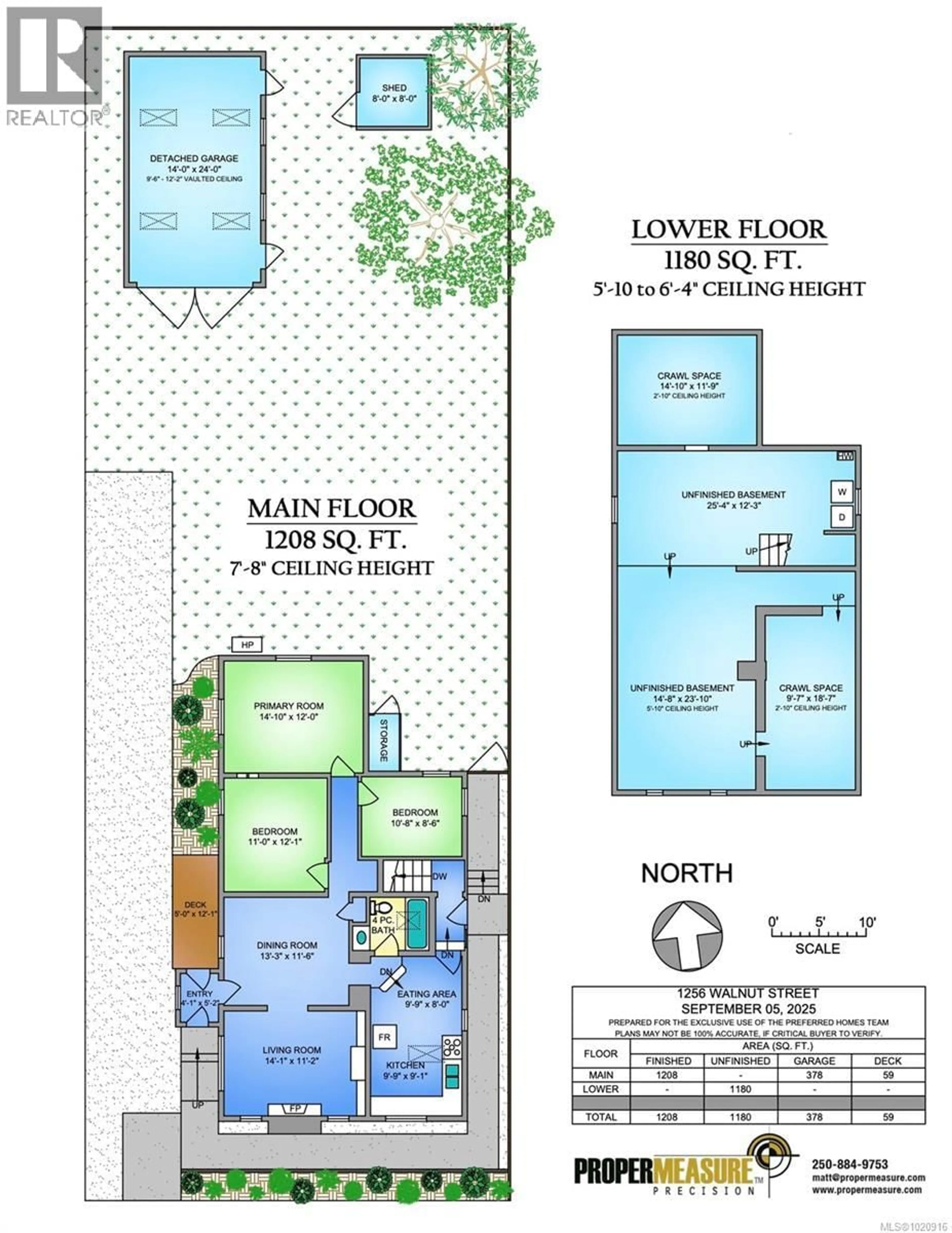 Floor plan for 1256 WALNUT STREET, Victoria British Columbia V8T1N6