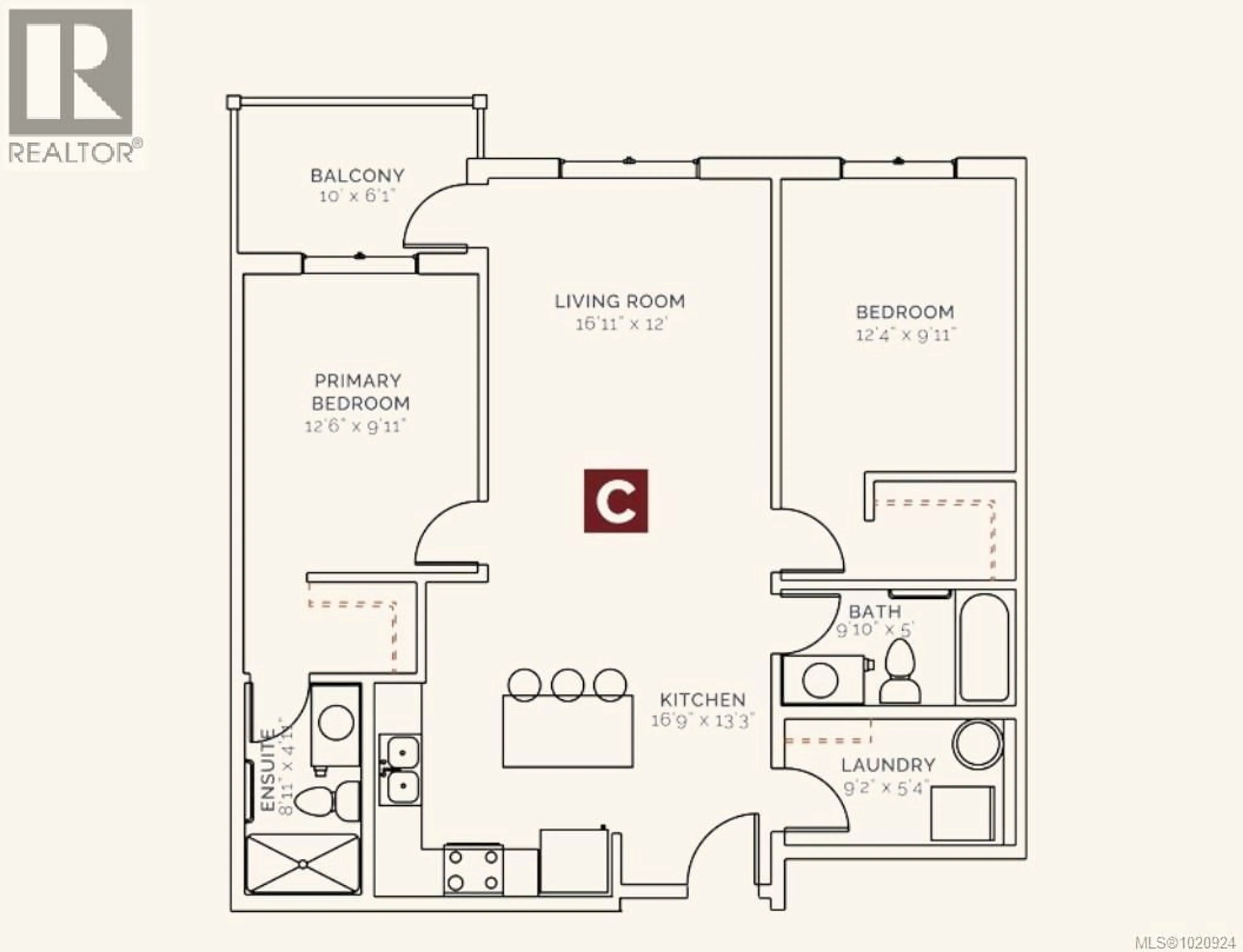 Floor plan for 109 - 4820 CEDAR RIDGE DRIVE, Nanaimo British Columbia V9T0M7